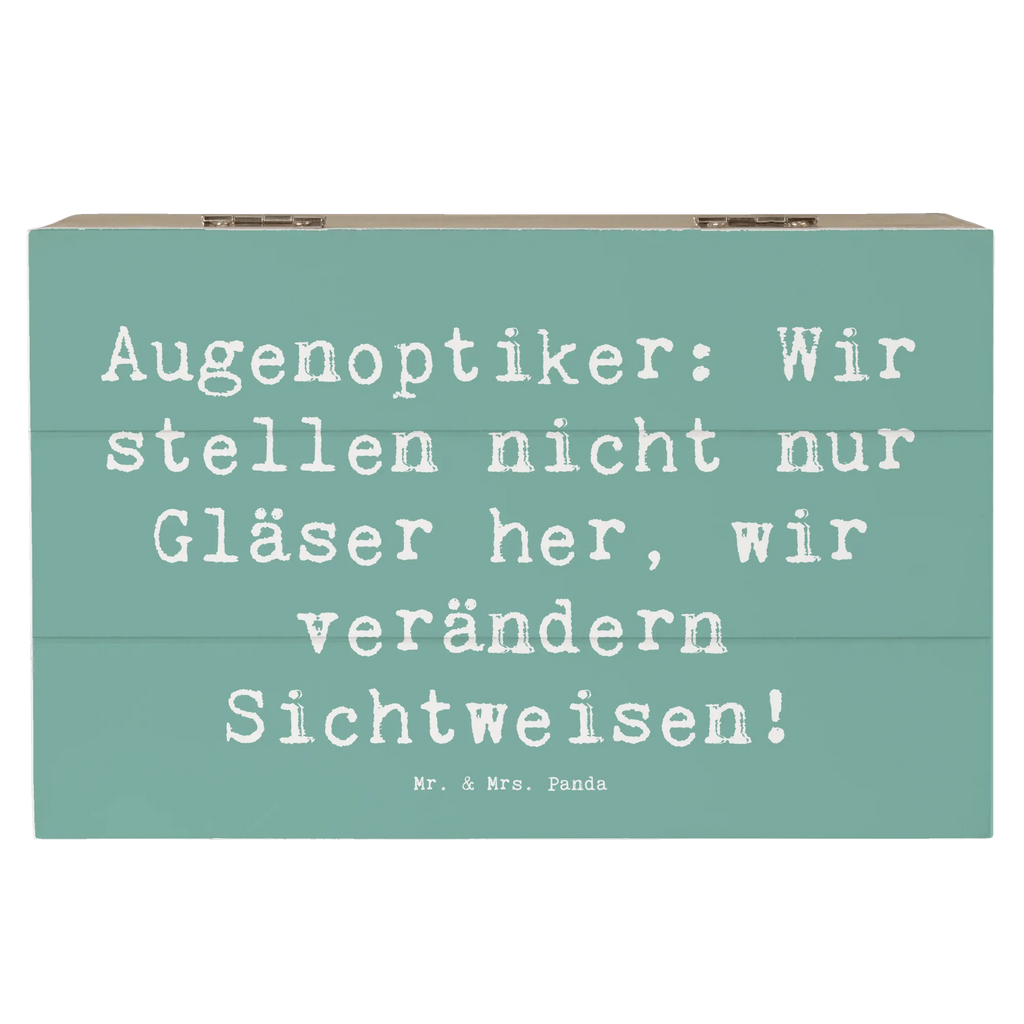 Holzkiste Spruch Augenoptiker Sichtweise XXL, Aufbewahrungsbox, Geschenkdose, Holzkiste, Geschenkbox, Erinnerungsbox, Erinnerungskiste, Kiste, Dekokiste, Schatulle, Schatzkiste, Truhe, Beruf, Ausbildung, Jubiläum, Abschied, Rente, Kollege, Kollegin, Geschenk, Schenken, Arbeitskollege, Mitarbeiter, Firma, Danke, Dankeschön