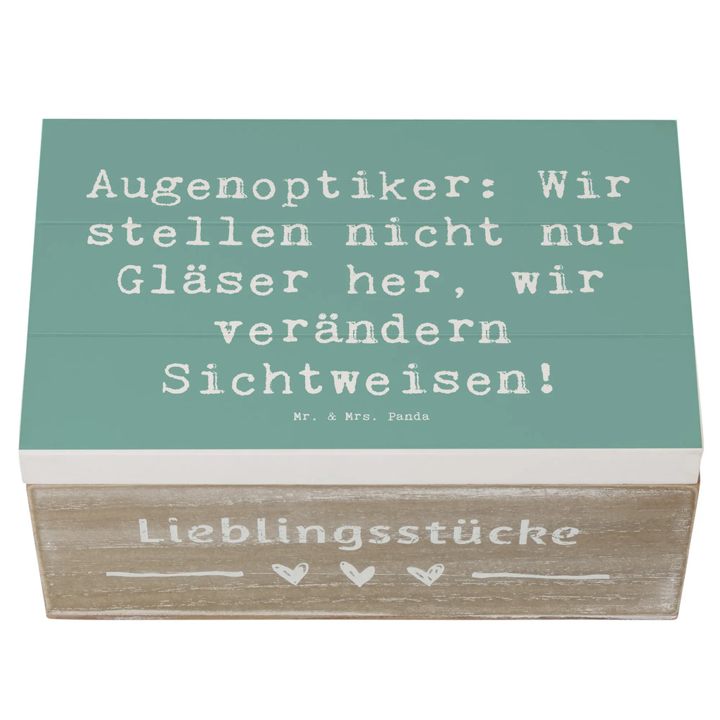 Holzkiste Spruch Augenoptiker Sichtweise XXL, Aufbewahrungsbox, Geschenkdose, Holzkiste, Geschenkbox, Erinnerungsbox, Erinnerungskiste, Kiste, Dekokiste, Schatulle, Schatzkiste, Truhe, Beruf, Ausbildung, Jubiläum, Abschied, Rente, Kollege, Kollegin, Geschenk, Schenken, Arbeitskollege, Mitarbeiter, Firma, Danke, Dankeschön