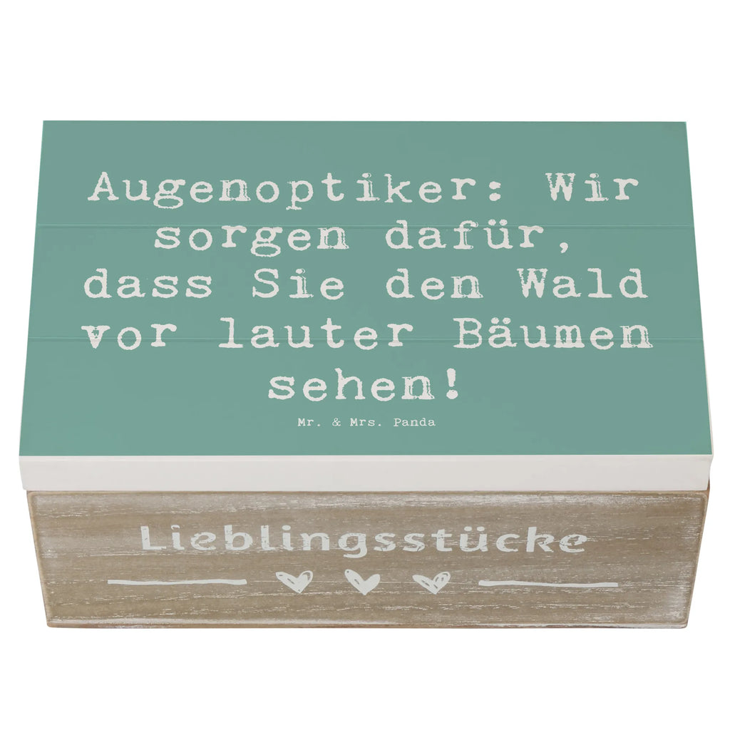 Holzkiste Spruch Augenoptiker Klarblick Aufbewahrungsbox, XXL, Geschenkbox, Truhe, Erinnerungsbox, Holzkiste, Schatzkiste, Geschenkdose, Kiste, Erinnerungskiste, Schatulle, Dekokiste, Beruf, Ausbildung, Jubiläum, Abschied, Rente, Kollege, Kollegin, Geschenk, Schenken, Arbeitskollege, Mitarbeiter, Firma, Danke, Dankeschön