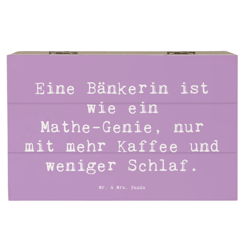 Wooden chest Saying Eine Bänkerin ist wie ein Mathe-Genie, nur mit mehr Kaffee und weniger Schlaf. Erinnerungskiste, Dekokiste, Aufbewahrungsbox, Schatzkiste, Holzkiste, Geschenkdose, Truhe, Kiste, Erinnerungsbox, Schatulle, XXL, Geschenkbox, Beruf, Ausbildung, Jubiläum, Abschied, Rente, Kollege, Kollegin, Geschenk, Schenken, Arbeitskollege, Mitarbeiter, Firma, Danke, Dankeschön