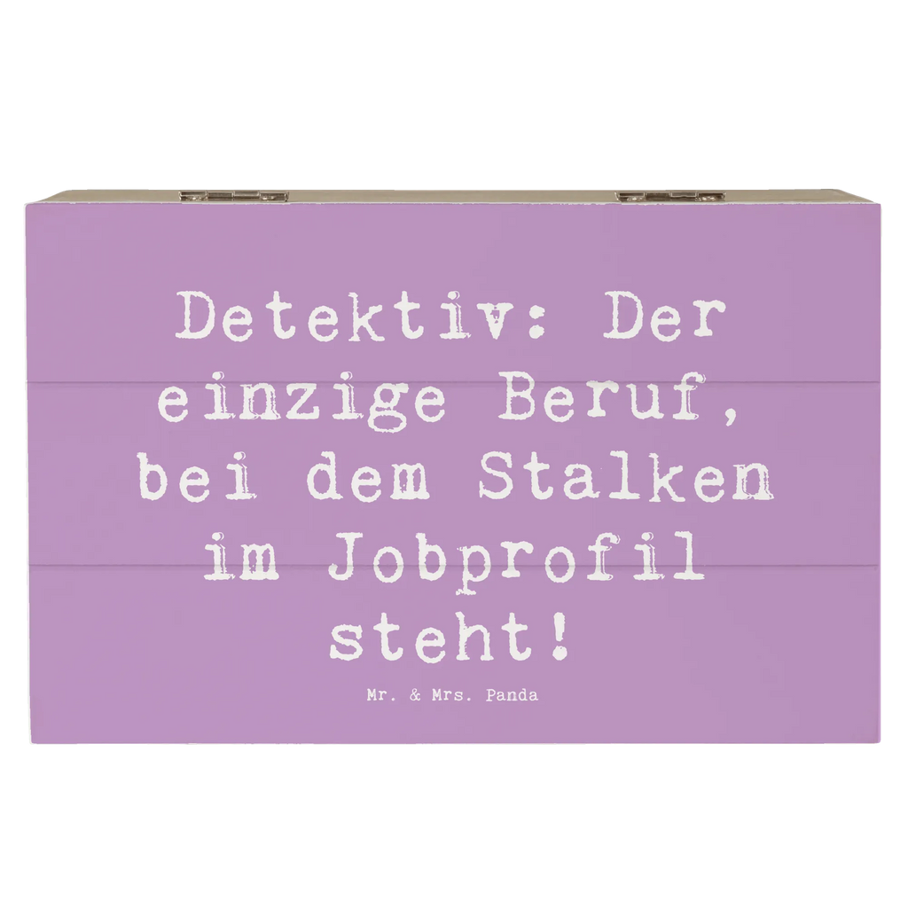 Holzkiste Spruch Detektiv Beruf XXL, Dekokiste, Kiste, Truhe, Schatulle, Schatzkiste, Erinnerungsbox, Holzkiste, Aufbewahrungsbox, Erinnerungskiste, Geschenkdose, Geschenkbox, Beruf, Ausbildung, Jubiläum, Abschied, Rente, Kollege, Kollegin, Geschenk, Schenken, Arbeitskollege, Mitarbeiter, Firma, Danke, Dankeschön