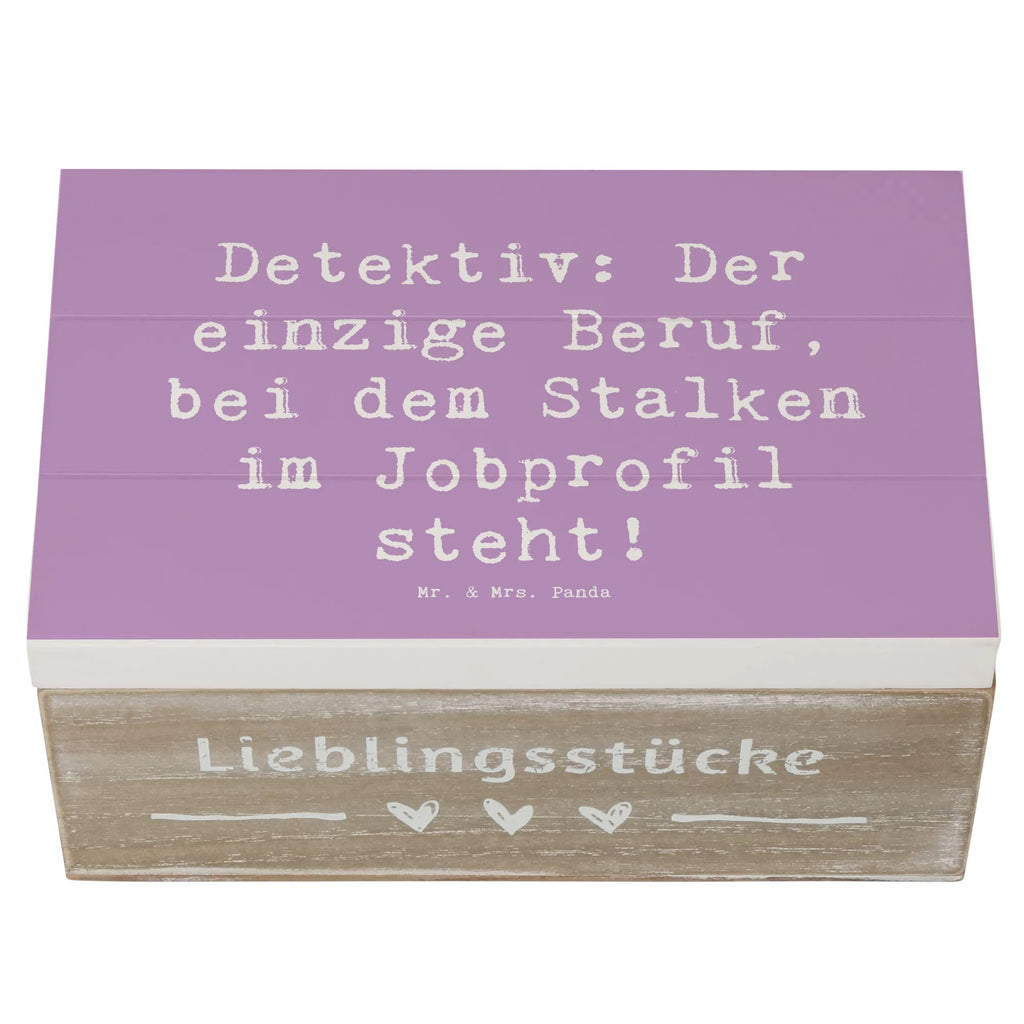 Holzkiste Spruch Detektiv Beruf XXL, Dekokiste, Kiste, Truhe, Schatulle, Schatzkiste, Erinnerungsbox, Holzkiste, Aufbewahrungsbox, Erinnerungskiste, Geschenkdose, Geschenkbox, Beruf, Ausbildung, Jubiläum, Abschied, Rente, Kollege, Kollegin, Geschenk, Schenken, Arbeitskollege, Mitarbeiter, Firma, Danke, Dankeschön