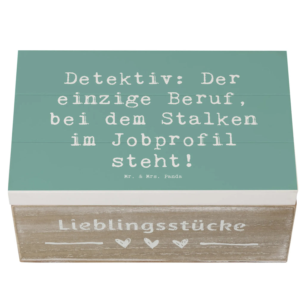 Holzkiste Spruch Detektiv Beruf XXL, Dekokiste, Kiste, Truhe, Schatulle, Schatzkiste, Erinnerungsbox, Holzkiste, Aufbewahrungsbox, Erinnerungskiste, Geschenkdose, Geschenkbox, Beruf, Ausbildung, Jubiläum, Abschied, Rente, Kollege, Kollegin, Geschenk, Schenken, Arbeitskollege, Mitarbeiter, Firma, Danke, Dankeschön