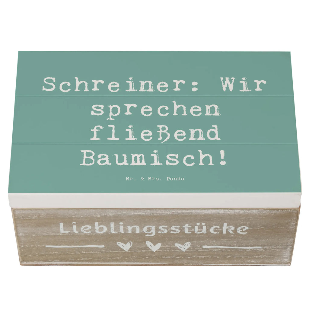 Holzkiste Spruch Schreiner: Wir sprechen fließend Baumisch! Holztruhe, aufbewahrungsboxen, Holzboxen, kiste holz, aufbewahrungskisten, truhe holz, Holzkiste, holzschachtel, holztruhen, Holzbox mit Deckel, aufbewahrungskiste mit deckel, holzschatulle, Holz Aufbewahrungsbox, aufbewahrungstruhe, Aufbewahrungskiste, Box aus Holz, Holzbox, Aufbewahrungsbox Holz, box holz, Schatulle, Holzkisten, Aufbewahrungsbox, Aufbewahrungsbox aus Holz, holzkästchen, Holzkiste mit Deckel, Geschenk, Danke, Dankeschön, Schenken, Beruf, Ausbildung, Abschied, Rente, Kollege, Kollegin, Arbeitskollege, Mitarbeiter, Jubiläum, Firma