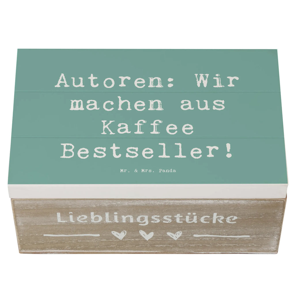Holzkiste Spruch Autorin Kaffee Geschenkdose, Truhe, Schatulle, Dekokiste, Geschenkbox, Aufbewahrungsbox, Kiste, Holzkiste, Erinnerungsbox, Erinnerungskiste, Schatzkiste, XXL, Beruf, Ausbildung, Jubiläum, Abschied, Rente, Kollege, Kollegin, Geschenk, Schenken, Arbeitskollege, Mitarbeiter, Firma, Danke, Dankeschön