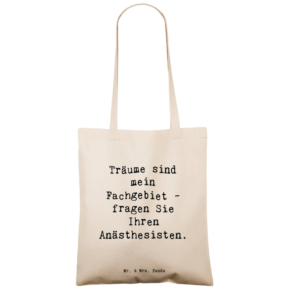 Tragetasche Spruch Träume sind mein Fachgebiet - fragen Sie Ihren Anästhesisten. Laptoptasche, Tragetasche, Einkaufstüte, Strandtasche, Einkaufstasche, Jutetasche, Umhängetasche, Badetasche, Tasche, Stoffbeutel, Beuteltasche, Beutel, Schultertasche, Jutebeutel, Shopper, Stofftasche, Beruf, Ausbildung, Jubiläum, Abschied, Rente, Kollege, Kollegin, Geschenk, Schenken, Arbeitskollege, Mitarbeiter, Firma, Danke, Dankeschön