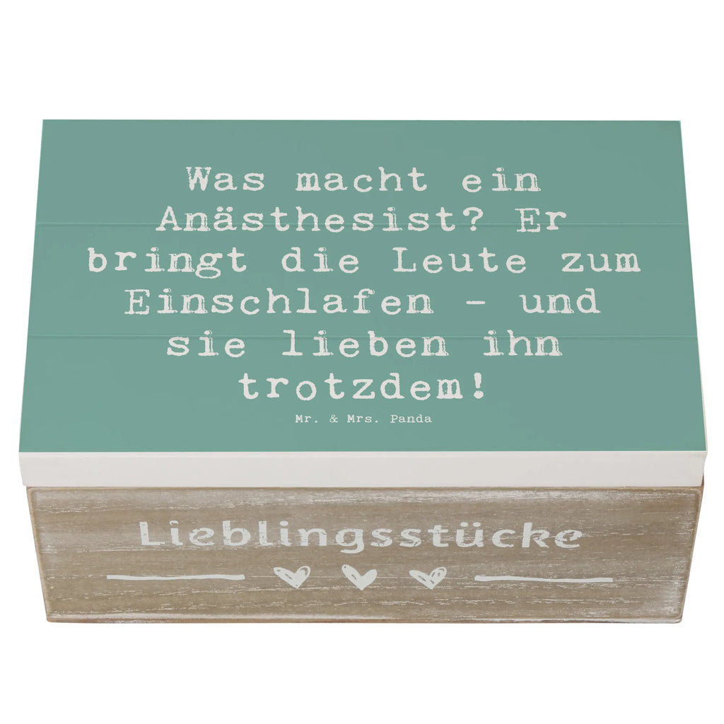 Holzkiste Spruch Was macht ein Anästhesist? Er bringt die Leute zum Einschlafen - und sie lieben ihn trotzdem! XXL, Holzkiste, Erinnerungsbox, Aufbewahrungsbox, Truhe, Kiste, Erinnerungskiste, Schatulle, Schatzkiste, Dekokiste, Geschenkbox, Geschenkdose, Beruf, Ausbildung, Jubiläum, Abschied, Rente, Kollege, Kollegin, Geschenk, Schenken, Arbeitskollege, Mitarbeiter, Firma, Danke, Dankeschön
