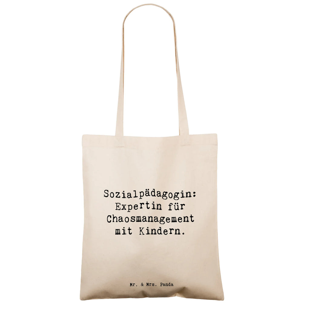 Tragetasche Spruch Sozialpädagogin: Expertin für Chaosmanagement mit Kindern. Beuteltasche, Beutel, Einkaufstasche, Jutebeutel, Stoffbeutel, Tasche, Shopper, Umhängetasche, Strandtasche, Schultertasche, Stofftasche, Tragetasche, Badetasche, Jutetasche, Einkaufstüte, Laptoptasche, Beruf, Ausbildung, Jubiläum, Abschied, Rente, Kollege, Kollegin, Geschenk, Schenken, Arbeitskollege, Mitarbeiter, Firma, Danke, Dankeschön