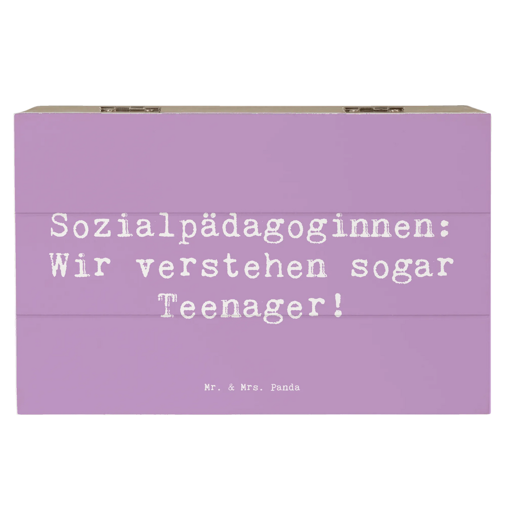Holzkiste Spruch Sozialpädagoginnen: Wir verstehen sogar Teenager! Schatulle, Dekokiste, Erinnerungskiste, Aufbewahrungsbox, Truhe, Erinnerungsbox, Schatzkiste, Geschenkbox, Geschenkdose, Holzkiste, XXL, Kiste, Beruf, Ausbildung, Jubiläum, Abschied, Rente, Kollege, Kollegin, Geschenk, Schenken, Arbeitskollege, Mitarbeiter, Firma, Danke, Dankeschön