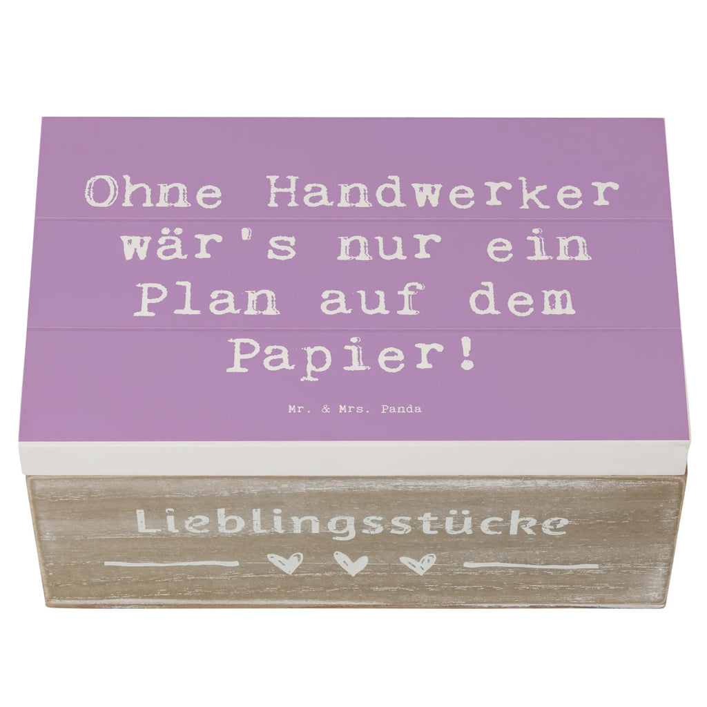 Holzkiste Spruch Ohne Handwerker wär's nur ein Plan auf dem Papier! Holzkiste, Geschenkdose, Aufbewahrungsbox, Erinnerungskiste, Geschenkbox, Erinnerungsbox, Schatulle, Dekokiste, Truhe, Schatzkiste, Kiste, XXL, Beruf, Ausbildung, Jubiläum, Abschied, Rente, Kollege, Kollegin, Geschenk, Schenken, Arbeitskollege, Mitarbeiter, Firma, Danke, Dankeschön