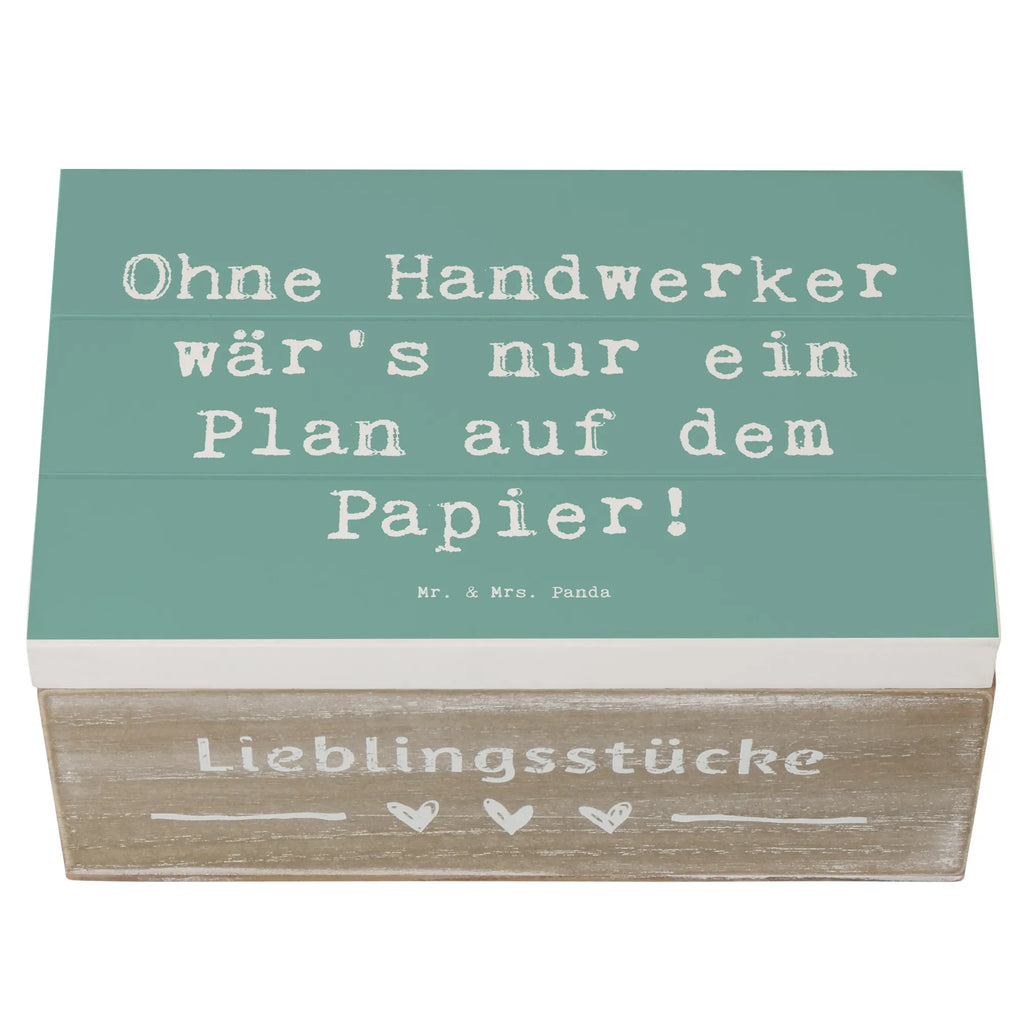 Holzkiste Spruch Ohne Handwerker wär's nur ein Plan auf dem Papier! Holzkiste, Geschenkdose, Aufbewahrungsbox, Erinnerungskiste, Geschenkbox, Erinnerungsbox, Schatulle, Dekokiste, Truhe, Schatzkiste, Kiste, XXL, Beruf, Ausbildung, Jubiläum, Abschied, Rente, Kollege, Kollegin, Geschenk, Schenken, Arbeitskollege, Mitarbeiter, Firma, Danke, Dankeschön