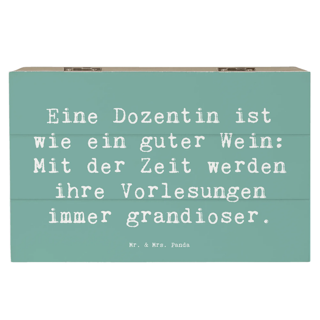 Wooden chest Saying Eine Dozentin ist wie ein guter Wein: Mit der Zeit werden ihre Vorlesungen immer grandioser. Schatzkiste, Erinnerungskiste, Erinnerungsbox, Geschenkbox, Schatulle, XXL, Geschenkdose, Holzkiste, Aufbewahrungsbox, Kiste, Dekokiste, Truhe, Beruf, Ausbildung, Jubiläum, Abschied, Rente, Kollege, Kollegin, Geschenk, Schenken, Arbeitskollege, Mitarbeiter, Firma, Danke, Dankeschön