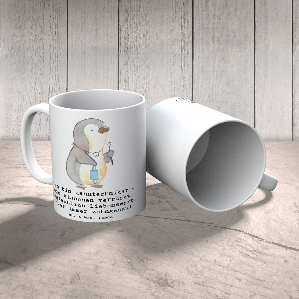 Tasse Ich bin Zahntechniker - ein bisschen verrückt, unglaublich liebenswert, aber immer zahngenau! Teetasse, Keramiktasse, Bürotasse, Geschenktasse, Kaffeetasse, Tasse mit Zitaten, Tasse mit Motiven, Porzellantasse, Tasse, Beruf, Ausbildung, Jubiläum, Abschied, Rente, Kollege, Kollegin, Geschenk, Schenken, Arbeitskollege, Mitarbeiter, Firma, Danke, Dankeschön