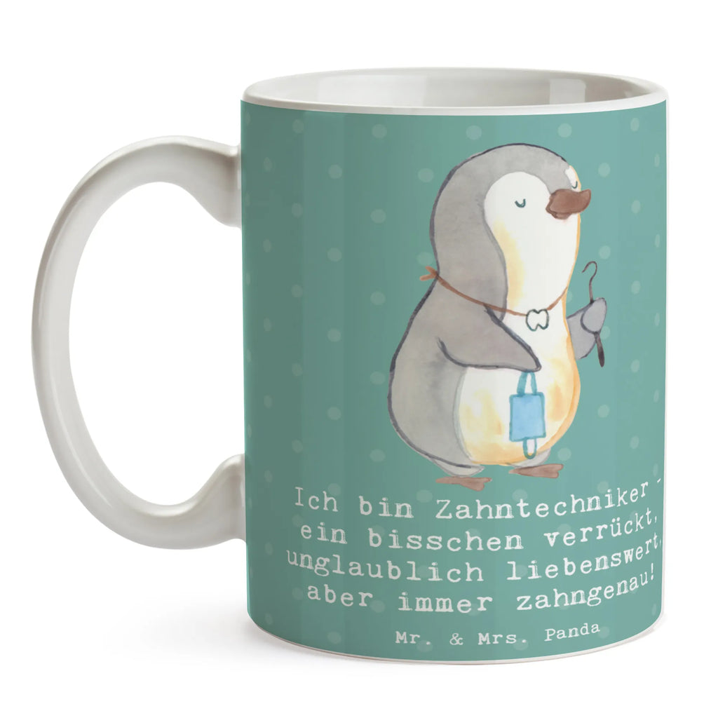 Tasse Ich bin Zahntechniker - ein bisschen verrückt, unglaublich liebenswert, aber immer zahngenau! Teetasse, Keramiktasse, Bürotasse, Geschenktasse, Kaffeetasse, Tasse mit Zitaten, Tasse mit Motiven, Porzellantasse, Tasse, Beruf, Ausbildung, Jubiläum, Abschied, Rente, Kollege, Kollegin, Geschenk, Schenken, Arbeitskollege, Mitarbeiter, Firma, Danke, Dankeschön