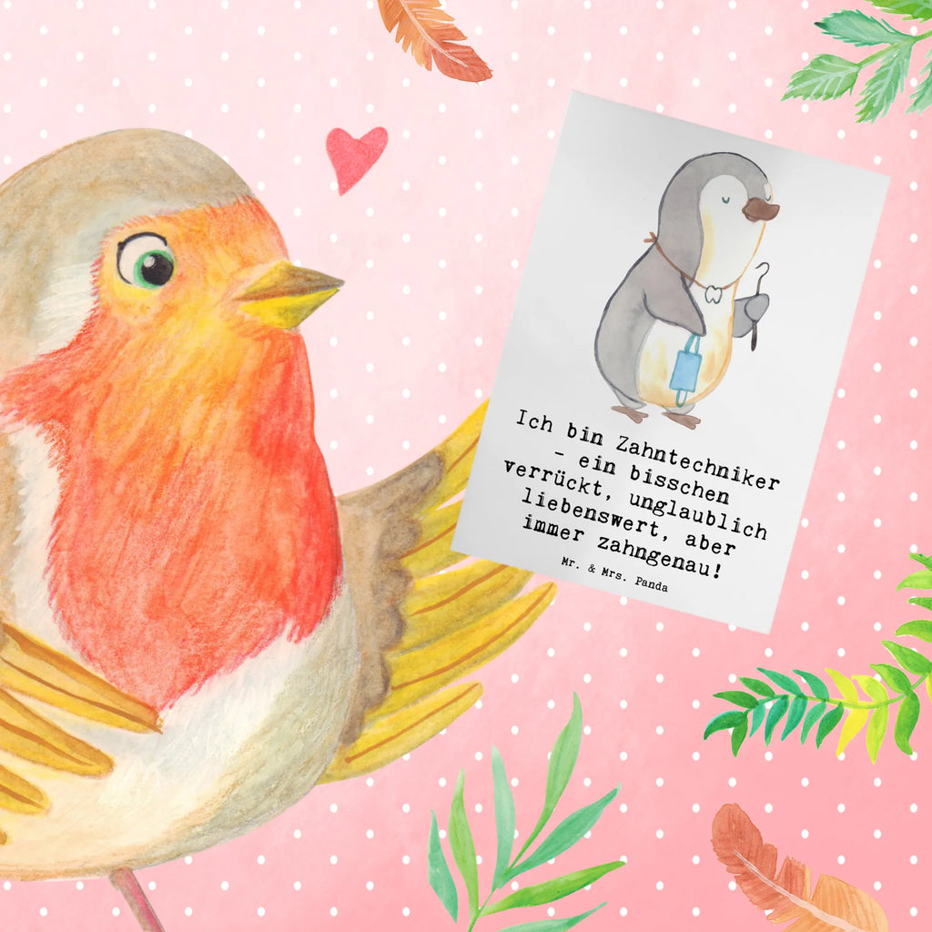 Greetings card Ich bin Zahntechniker - ein bisschen verrückt, unglaublich liebenswert, aber immer zahngenau! Klappkarte, Karte, Einladungskarte, Hochzeitskarte, Grußkarte, Ansichtskarten, Geburtstagskarte, Glückwunschkarte, Beruf, Ausbildung, Jubiläum, Abschied, Rente, Kollege, Kollegin, Geschenk, Schenken, Arbeitskollege, Mitarbeiter, Firma, Danke, Dankeschön