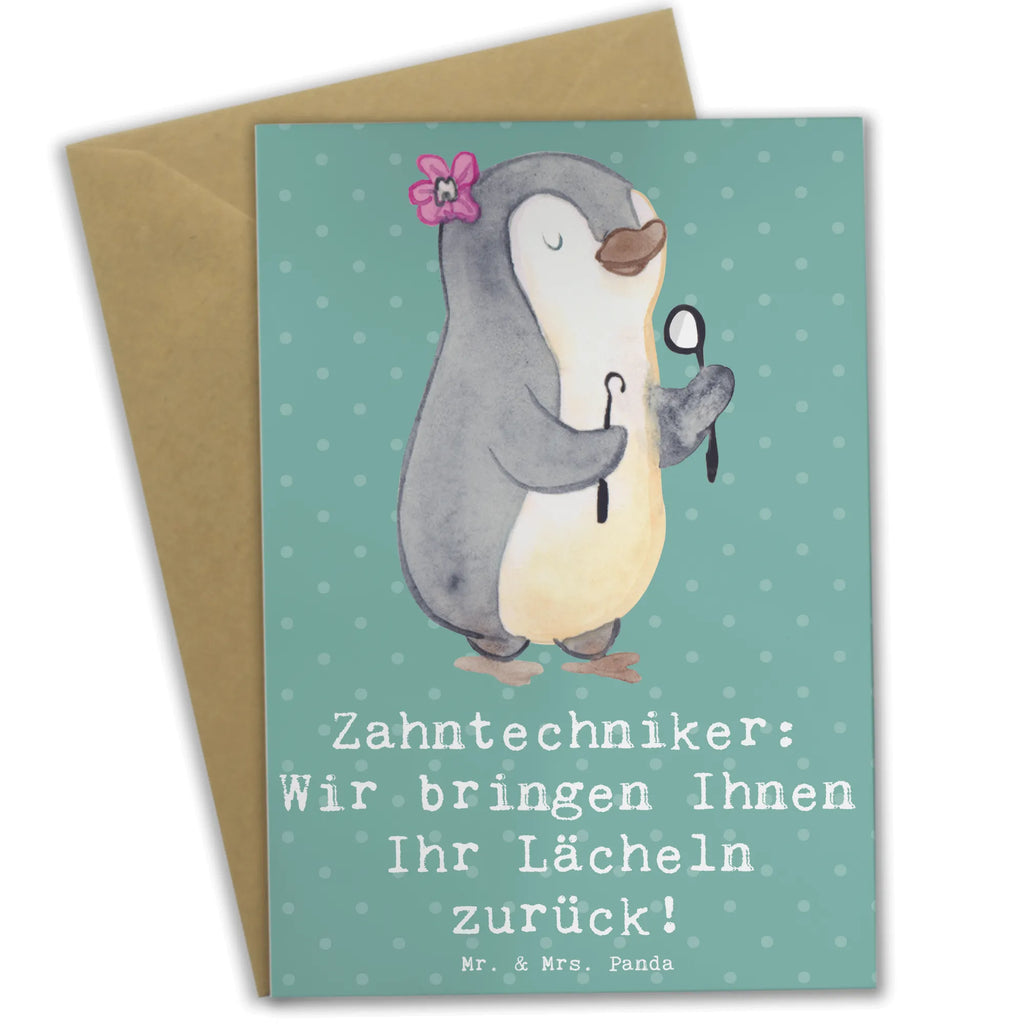 Greetings card Zahntechniker: Wir bringen Ihnen Ihr Lächeln zurück! Karte, Ansichtskarten, Hochzeitskarte, Geburtstagskarte, Glückwunschkarte, Grußkarte, Klappkarte, Einladungskarte, Beruf, Ausbildung, Jubiläum, Abschied, Rente, Kollege, Kollegin, Geschenk, Schenken, Arbeitskollege, Mitarbeiter, Firma, Danke, Dankeschön