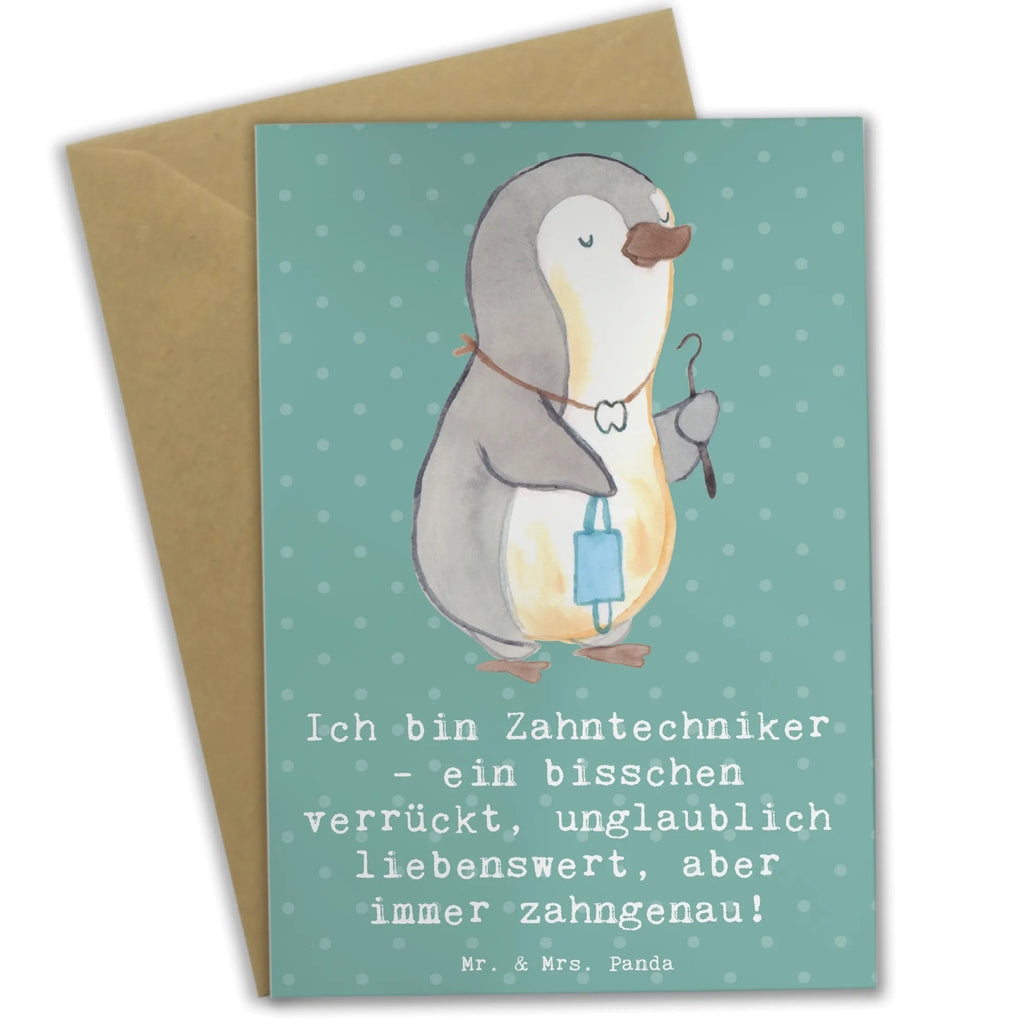 Greetings card Ich bin Zahntechniker - ein bisschen verrückt, unglaublich liebenswert, aber immer zahngenau! Klappkarte, Karte, Einladungskarte, Hochzeitskarte, Grußkarte, Ansichtskarten, Geburtstagskarte, Glückwunschkarte, Beruf, Ausbildung, Jubiläum, Abschied, Rente, Kollege, Kollegin, Geschenk, Schenken, Arbeitskollege, Mitarbeiter, Firma, Danke, Dankeschön