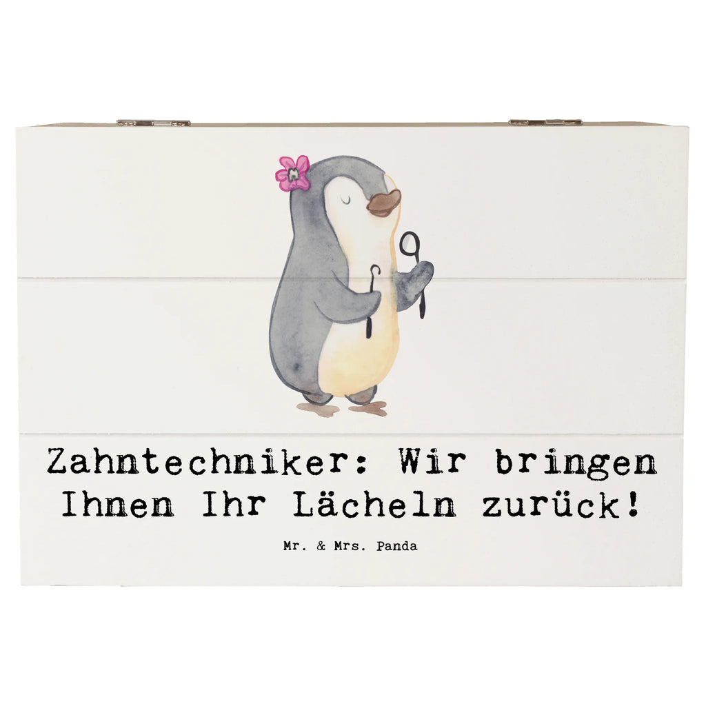 Holzkiste Zahntechniker: Wir bringen Ihnen Ihr Lächeln zurück! Kiste, Holzkiste, Schatzkiste, Geschenkbox, XXL, Geschenkdose, Aufbewahrungsbox, Erinnerungskiste, Dekokiste, Erinnerungsbox, Truhe, Schatulle, Beruf, Ausbildung, Jubiläum, Abschied, Rente, Kollege, Kollegin, Geschenk, Schenken, Arbeitskollege, Mitarbeiter, Firma, Danke, Dankeschön