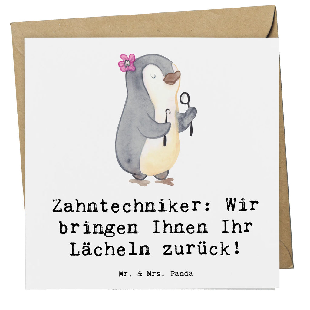 Deluxe Karte Zahntechniker: Wir bringen Ihnen Ihr Lächeln zurück! Karte, Geburtstagskarte, Grußkarte, Einladungskarte, Hochwertige Grußkarte, Hochwertige Klappkarte, Glückwunschkarte, Klappkarte, Hochzeitskarte, Beruf, Ausbildung, Jubiläum, Abschied, Rente, Kollege, Kollegin, Geschenk, Schenken, Arbeitskollege, Mitarbeiter, Firma, Danke, Dankeschön