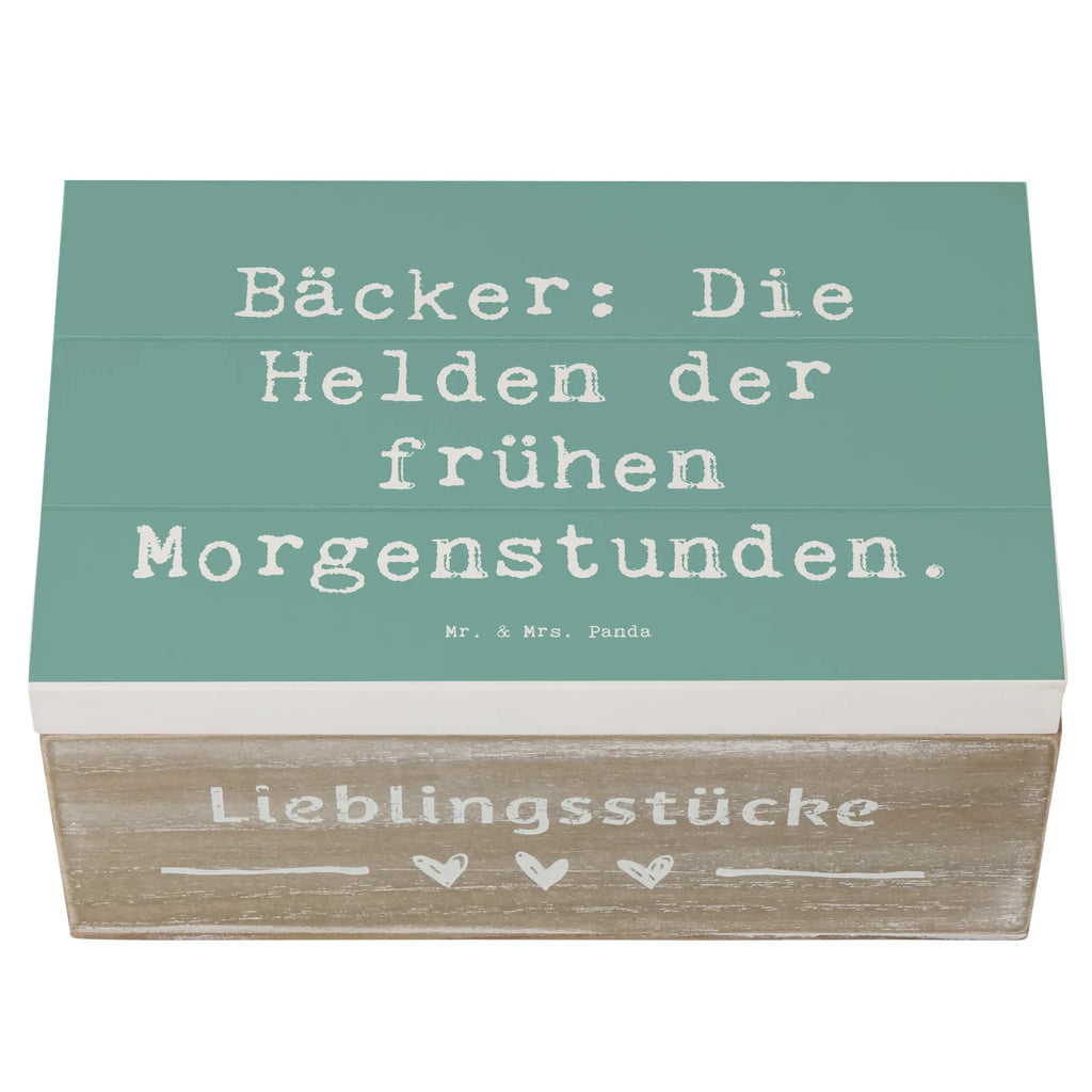 Holzkiste Spruch Bäcker: Die Helden der frühen Morgenstunden. Schatzkiste, Aufbewahrungsbox, Geschenkdose, Truhe, Kiste, Erinnerungskiste, Geschenkbox, Dekokiste, XXL, Schatulle, Erinnerungsbox, Holzkiste, Beruf, Ausbildung, Jubiläum, Abschied, Rente, Kollege, Kollegin, Geschenk, Schenken, Arbeitskollege, Mitarbeiter, Firma, Danke, Dankeschön