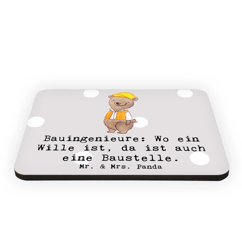Magnet Bauingenieure: Wo ein Wille ist, da ist auch eine Baustelle. Notiz Magnet, Dekomagnet, Pinnwandmagnet, Souvenir Magnet, Kühlschrankmagnet, Kühlschrank Dekoration, Whiteboard Magnet, Motivmagnete, Beruf, Ausbildung, Jubiläum, Abschied, Rente, Kollege, Kollegin, Geschenk, Schenken, Arbeitskollege, Mitarbeiter, Firma, Danke, Dankeschön