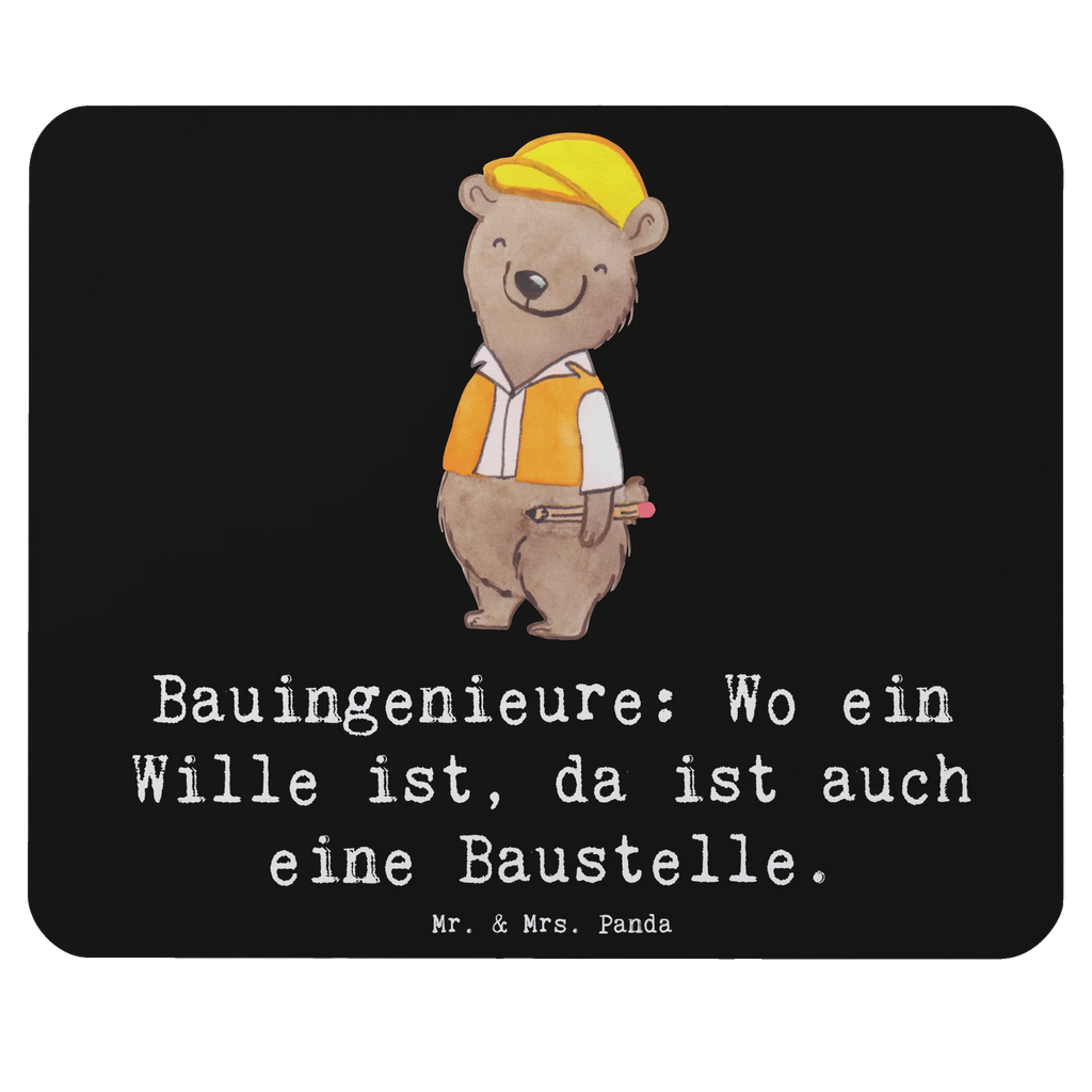 Mauspad Bauingenieure: Wo ein Wille ist, da ist auch eine Baustelle. PC Zubehör, Mauspad, Mousepad, Mausunterlage, Mauspad Büro, Computer zubehör, Designer Mauspad, Einzigartiges Mauspad, Büroausstattung, Arbeitszimmer, Beruf, Ausbildung, Jubiläum, Abschied, Rente, Kollege, Kollegin, Geschenk, Schenken, Arbeitskollege, Mitarbeiter, Firma, Danke, Dankeschön