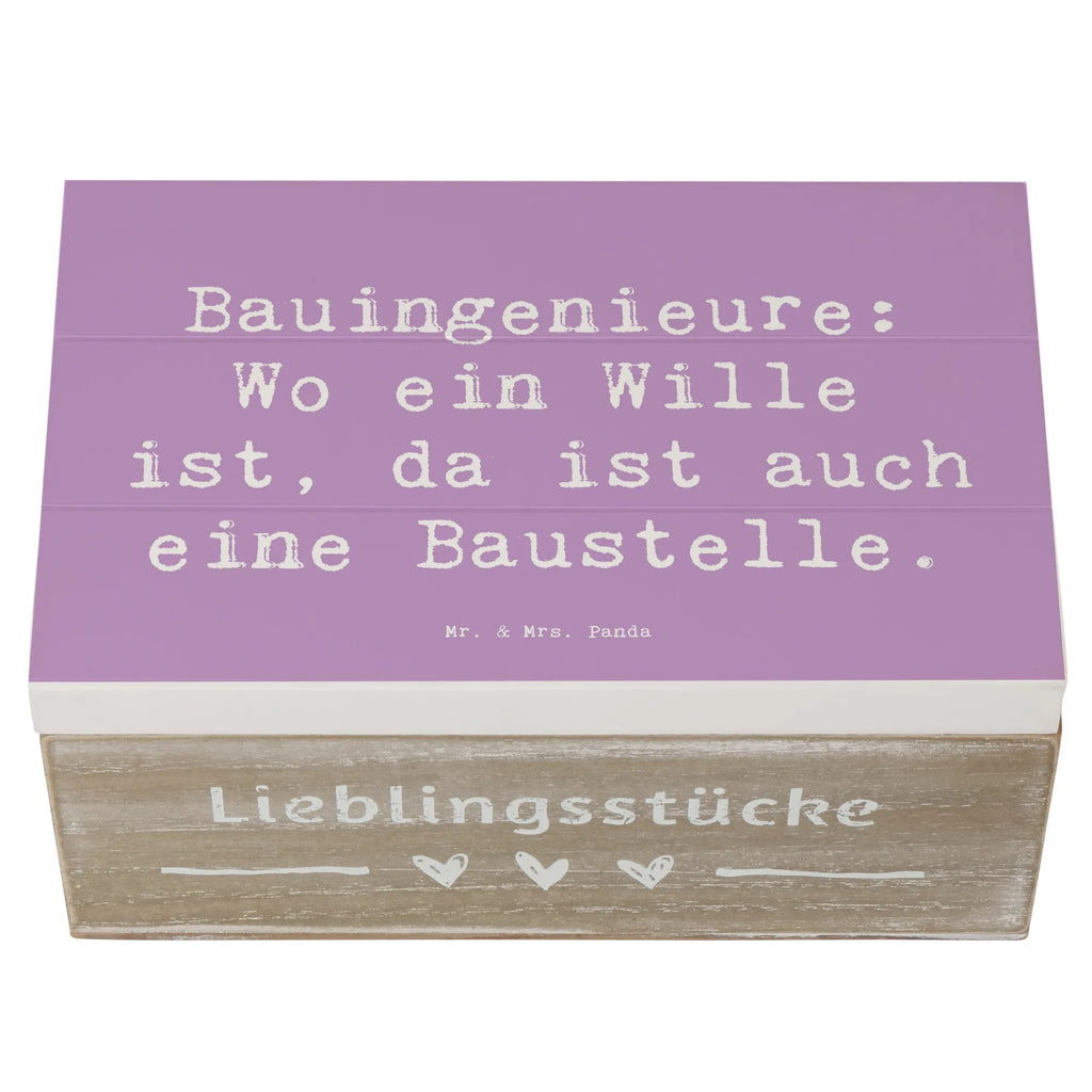 Holzkiste Spruch Bauingenieure: Wo ein Wille ist, da ist auch eine Baustelle. Kiste, Erinnerungsbox, Aufbewahrungsbox, XXL, Geschenkbox, Dekokiste, Erinnerungskiste, Holzkiste, Geschenkdose, Schatulle, Truhe, Schatzkiste, Beruf, Ausbildung, Jubiläum, Abschied, Rente, Kollege, Kollegin, Geschenk, Schenken, Arbeitskollege, Mitarbeiter, Firma, Danke, Dankeschön