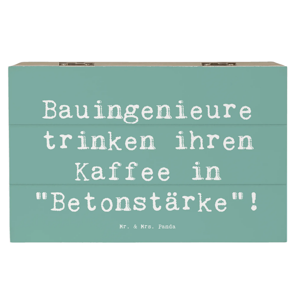 Holzkiste Spruch Bauingenieure trinken ihren Kaffee in "Betonstärke"! Truhe, Schatzkiste, Erinnerungsbox, Geschenkbox, Geschenkdose, Aufbewahrungsbox, Dekokiste, Holzkiste, Erinnerungskiste, Kiste, Schatulle, XXL, Beruf, Ausbildung, Jubiläum, Abschied, Rente, Kollege, Kollegin, Geschenk, Schenken, Arbeitskollege, Mitarbeiter, Firma, Danke, Dankeschön