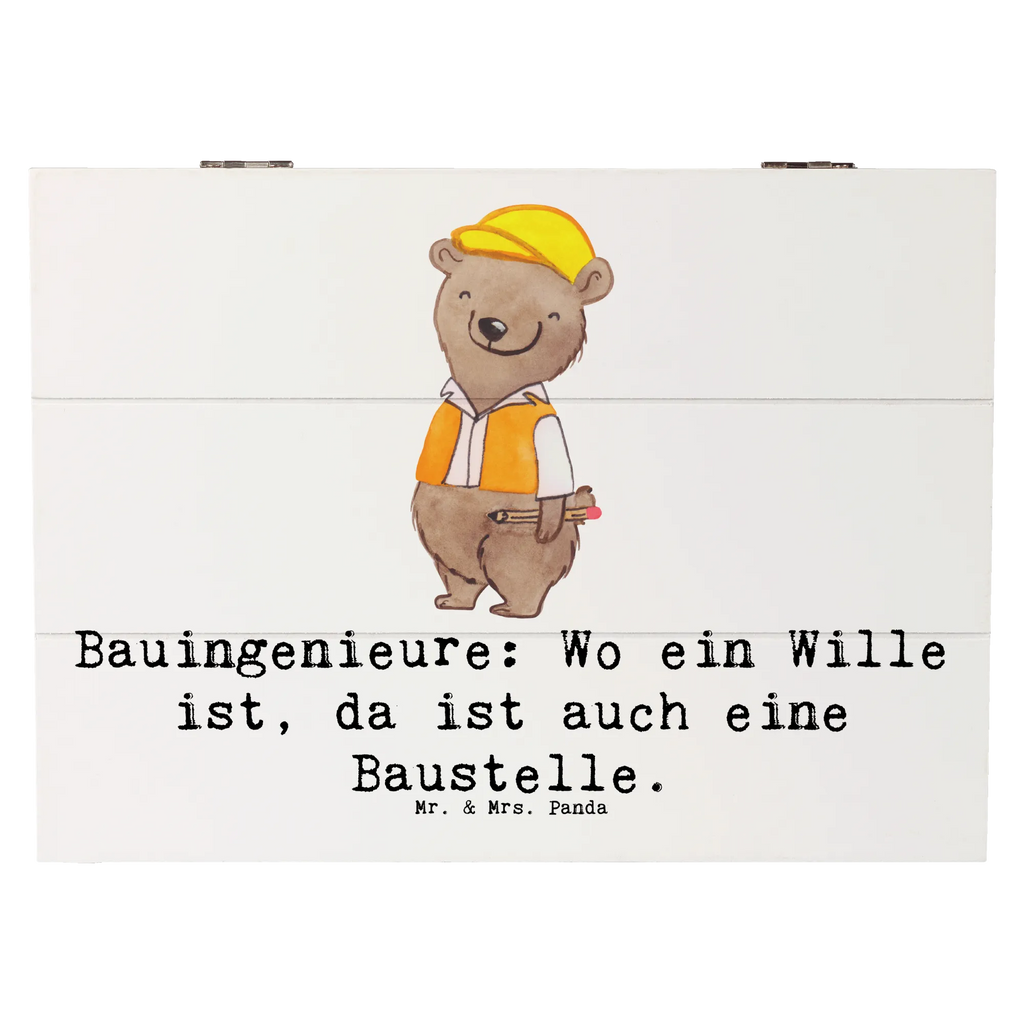 Holzkiste Bauingenieure: Wo ein Wille ist, da ist auch eine Baustelle. Geschenkdose, Aufbewahrungsbox, Schatulle, Geschenkbox, XXL, Schatzkiste, Erinnerungskiste, Kiste, Erinnerungsbox, Dekokiste, Holzkiste, Truhe, Beruf, Ausbildung, Jubiläum, Abschied, Rente, Kollege, Kollegin, Geschenk, Schenken, Arbeitskollege, Mitarbeiter, Firma, Danke, Dankeschön