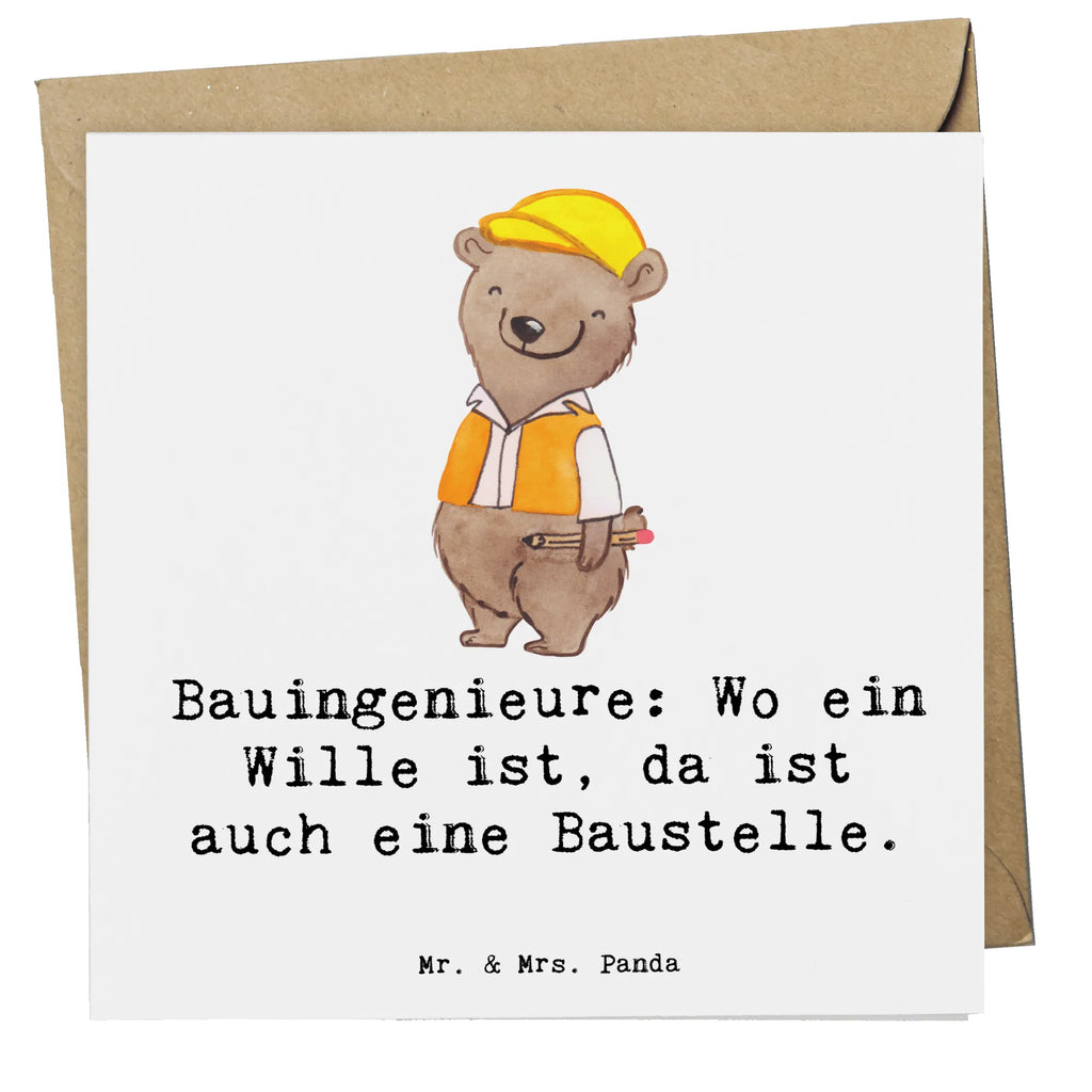Deluxe Card Bauingenieure: Wo ein Wille ist, da ist auch eine Baustelle. Hochwertige Grußkarte, Glückwunschkarte, Einladungskarte, Hochzeitskarte, Karte, Hochwertige Klappkarte, Klappkarte, Geburtstagskarte, Grußkarte, Beruf, Ausbildung, Jubiläum, Abschied, Rente, Kollege, Kollegin, Geschenk, Schenken, Arbeitskollege, Mitarbeiter, Firma, Danke, Dankeschön
