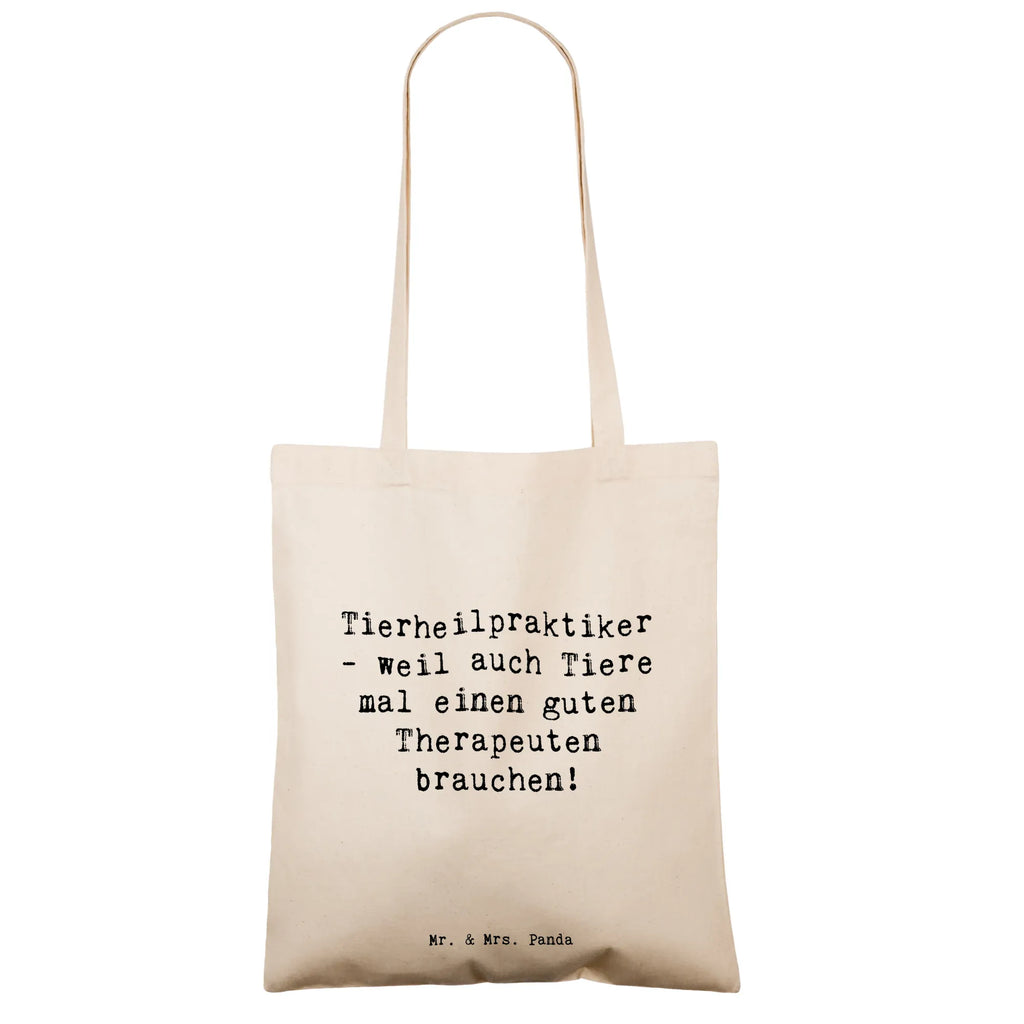 Tragetasche Spruch Tierheilpraktiker - weil auch Tiere mal einen guten Therapeuten brauchen! Beutel, Umhängetasche, Einkaufstasche, Tasche, Beuteltasche, Schultertasche, Stoffbeutel, Einkaufstüte, Jutebeutel, Stofftasche, Shopper, Tragetasche, Laptoptasche, Jutetasche, Strandtasche, Badetasche, Beruf, Ausbildung, Jubiläum, Abschied, Rente, Kollege, Kollegin, Geschenk, Schenken, Arbeitskollege, Mitarbeiter, Firma, Danke, Dankeschön