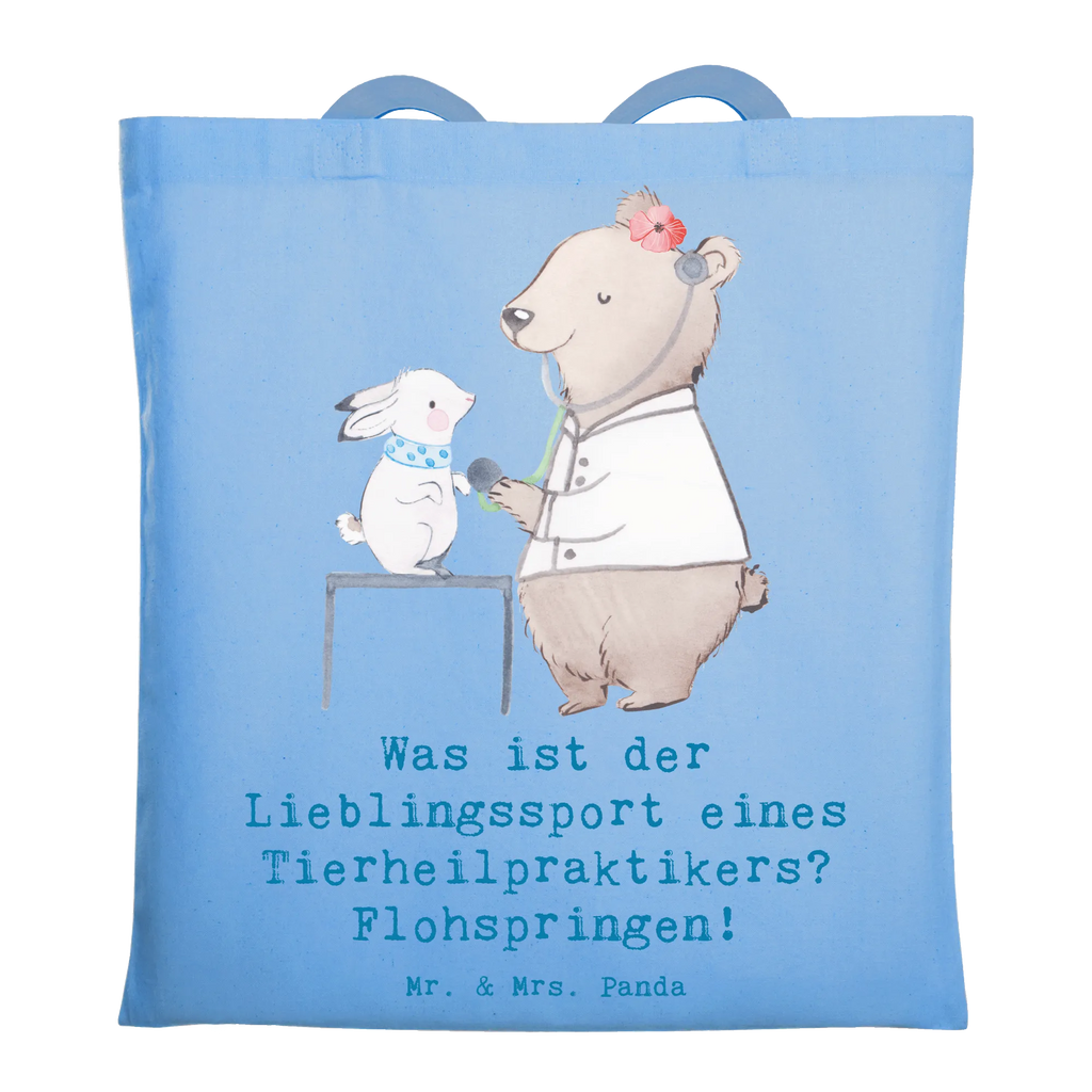 Tragetasche Was ist der Lieblingssport eines Tierheilpraktikers? Flohspringen! Strandtasche, Jutetasche, Beutel, Tasche, Stoffbeutel, Tragetasche, Jutebeutel, Badetasche, Umhängetasche, Schultertasche, Stofftasche, Einkaufstasche, Einkaufstüte, Laptoptasche, Beuteltasche, Shopper, Beruf, Ausbildung, Jubiläum, Abschied, Rente, Kollege, Kollegin, Geschenk, Schenken, Arbeitskollege, Mitarbeiter, Firma, Danke, Dankeschön