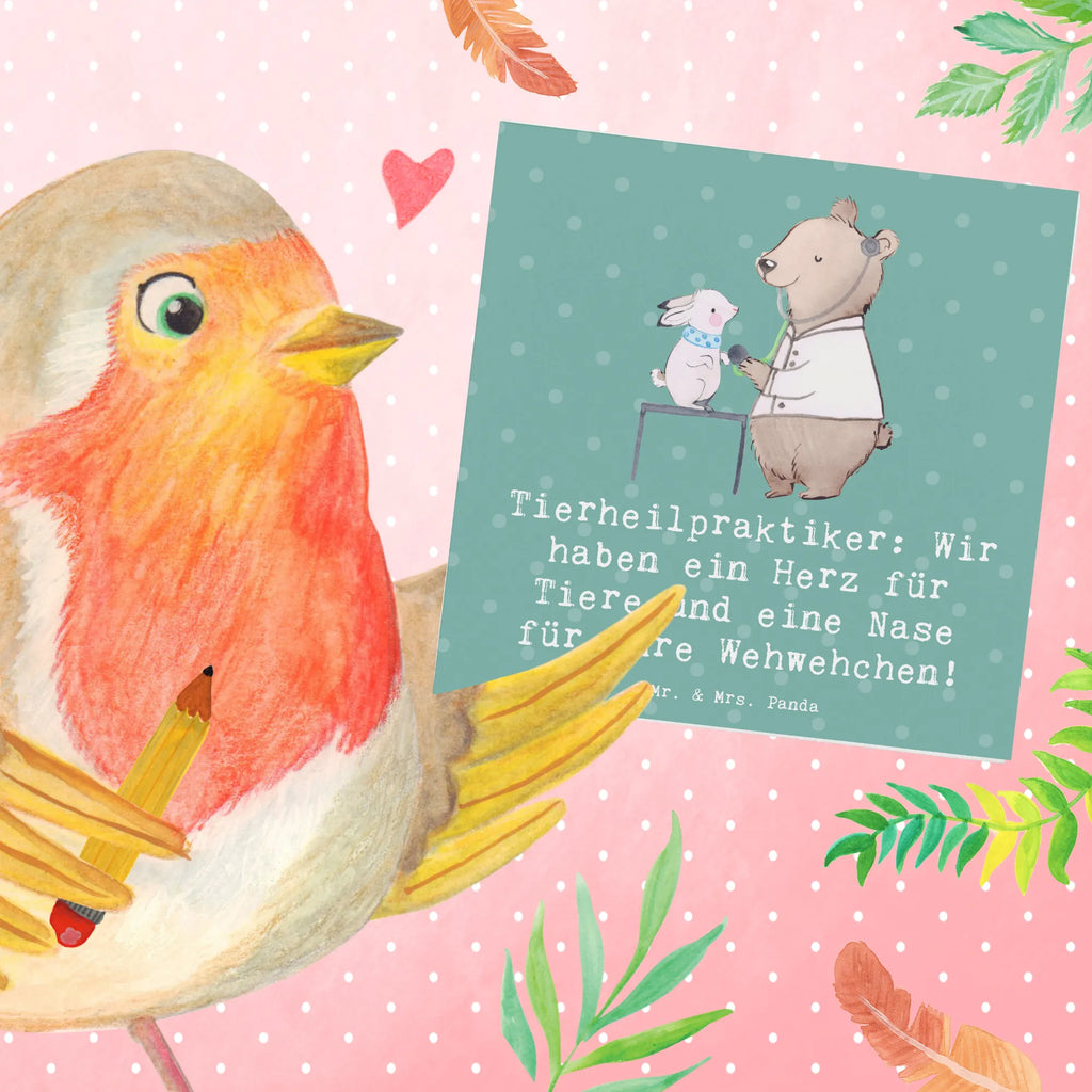 Deluxe Karte Tierheilpraktiker: Wir haben ein Herz für Tiere und eine Nase für ihre Wehwehchen! Klappkarte, Grußkarte, Hochzeitskarte, Hochwertige Grußkarte, Karte, Geburtstagskarte, Glückwunschkarte, Hochwertige Klappkarte, Einladungskarte, Beruf, Ausbildung, Jubiläum, Abschied, Rente, Kollege, Kollegin, Geschenk, Schenken, Arbeitskollege, Mitarbeiter, Firma, Danke, Dankeschön