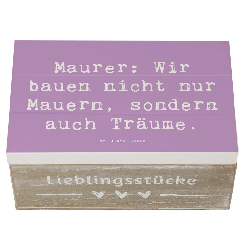 Holzkiste Spruch Maurer: Wir bauen nicht nur Mauern, sondern auch Träume. Erinnerungskiste, Geschenkbox, XXL, Geschenkdose, Holzkiste, Truhe, Schatzkiste, Erinnerungsbox, Kiste, Aufbewahrungsbox, Dekokiste, Schatulle, Beruf, Ausbildung, Jubiläum, Abschied, Rente, Kollege, Kollegin, Geschenk, Schenken, Arbeitskollege, Mitarbeiter, Firma, Danke, Dankeschön