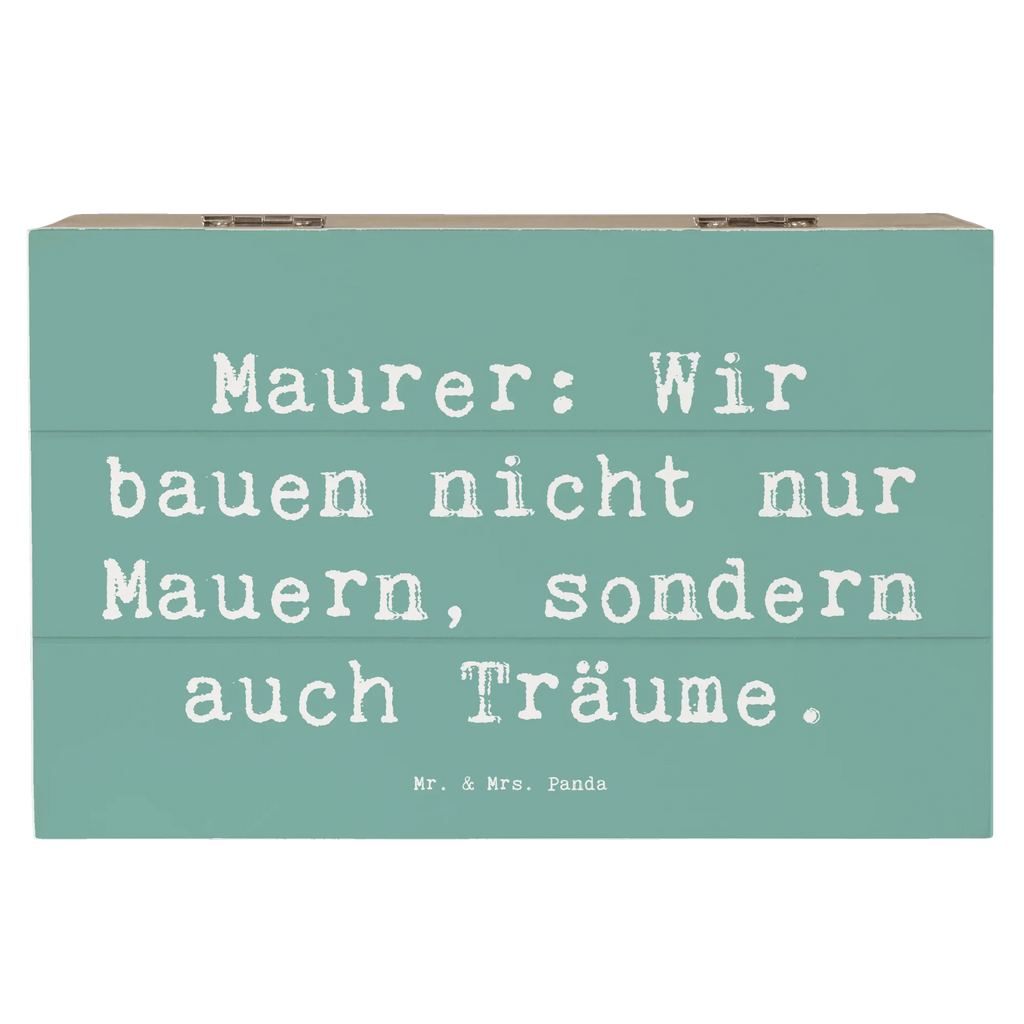 Holzkiste Spruch Maurer: Wir bauen nicht nur Mauern, sondern auch Träume. Erinnerungskiste, Geschenkbox, XXL, Geschenkdose, Holzkiste, Truhe, Schatzkiste, Erinnerungsbox, Kiste, Aufbewahrungsbox, Dekokiste, Schatulle, Beruf, Ausbildung, Jubiläum, Abschied, Rente, Kollege, Kollegin, Geschenk, Schenken, Arbeitskollege, Mitarbeiter, Firma, Danke, Dankeschön