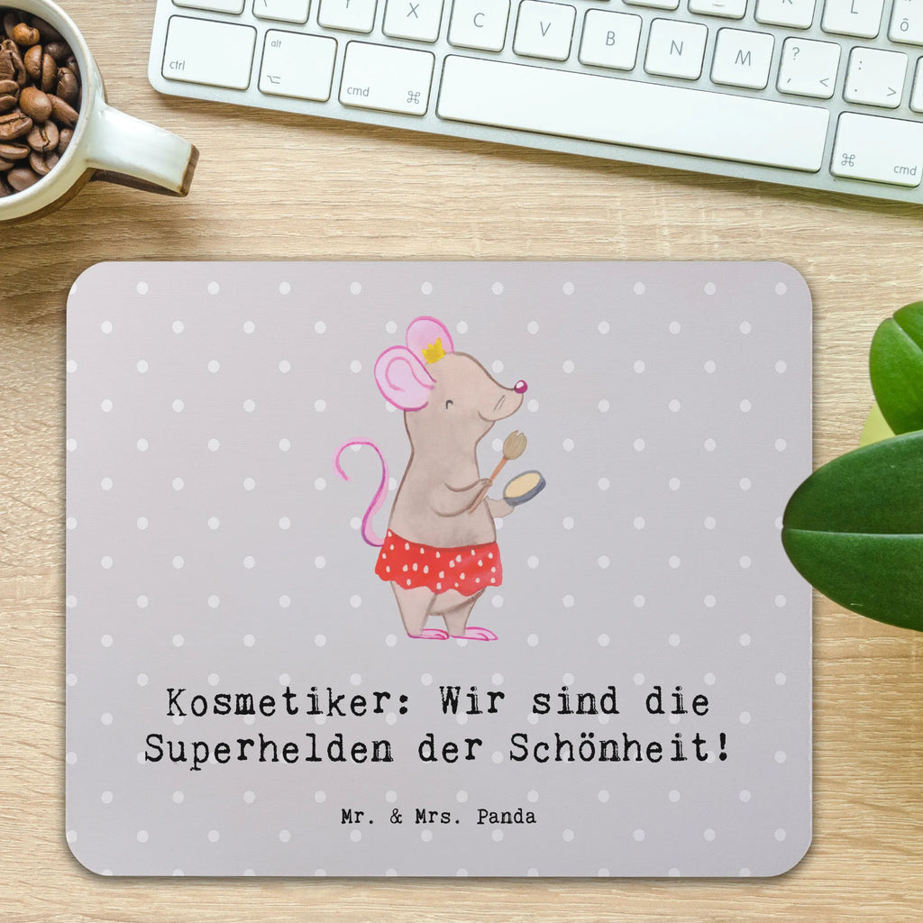 Mouse mat Kosmetiker: Wir sind die Superhelden der Schönheit! Mousepad, Mausunterlage, Einzigartiges Mauspad, Computer zubehör, Büroausstattung, Arbeitszimmer, Mauspad, Mauspad Büro, Designer Mauspad, PC Zubehör, Beruf, Ausbildung, Jubiläum, Abschied, Rente, Kollege, Kollegin, Geschenk, Schenken, Arbeitskollege, Mitarbeiter, Firma, Danke, Dankeschön