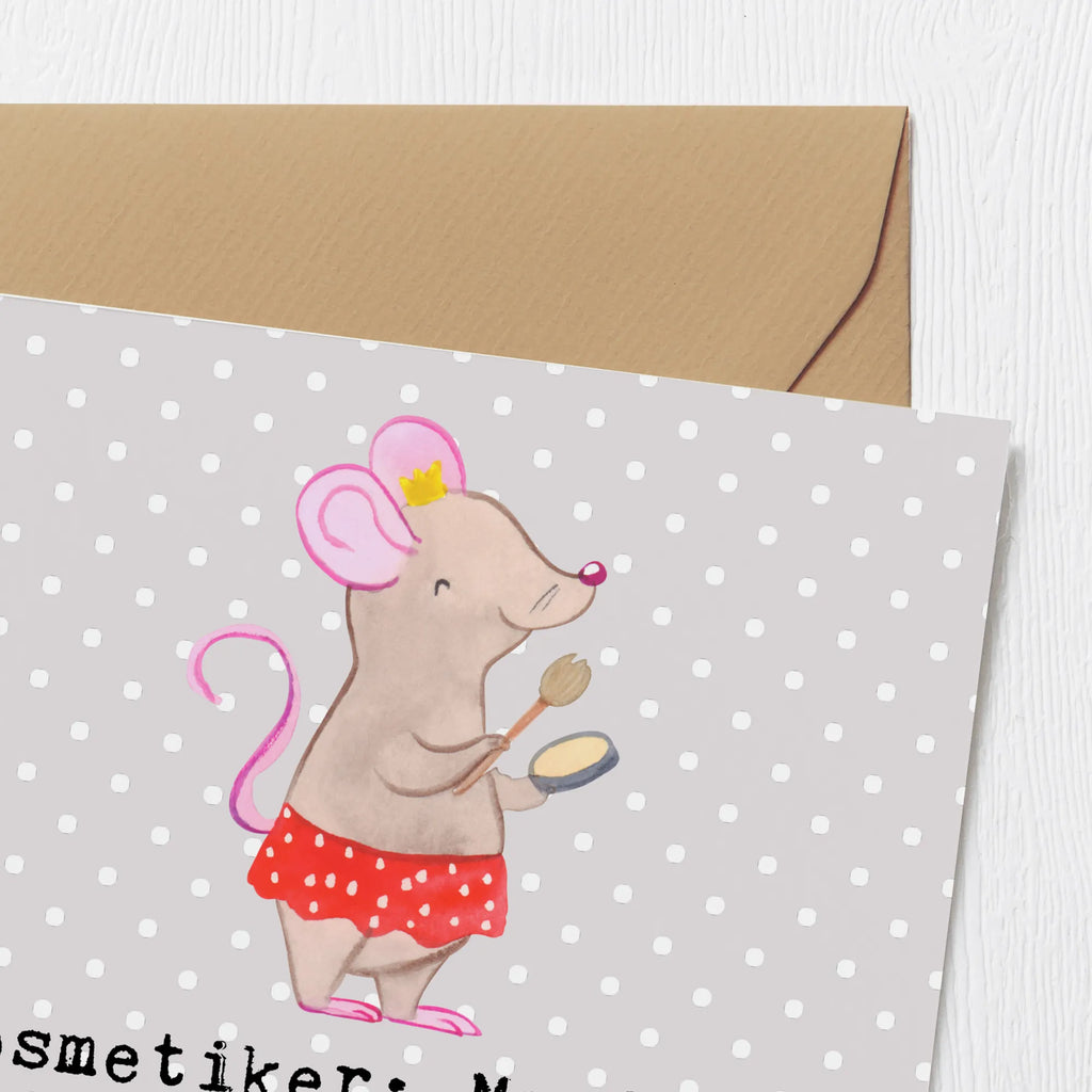 Deluxe Karte Kosmetiker: Magier, die Pinsel statt Zauberstäben verwenden. Hochwertige Klappkarte, Karte, Hochwertige Grußkarte, Einladungskarte, Glückwunschkarte, Grußkarte, Hochzeitskarte, Geburtstagskarte, Klappkarte, Beruf, Ausbildung, Jubiläum, Abschied, Rente, Kollege, Kollegin, Geschenk, Schenken, Arbeitskollege, Mitarbeiter, Firma, Danke, Dankeschön