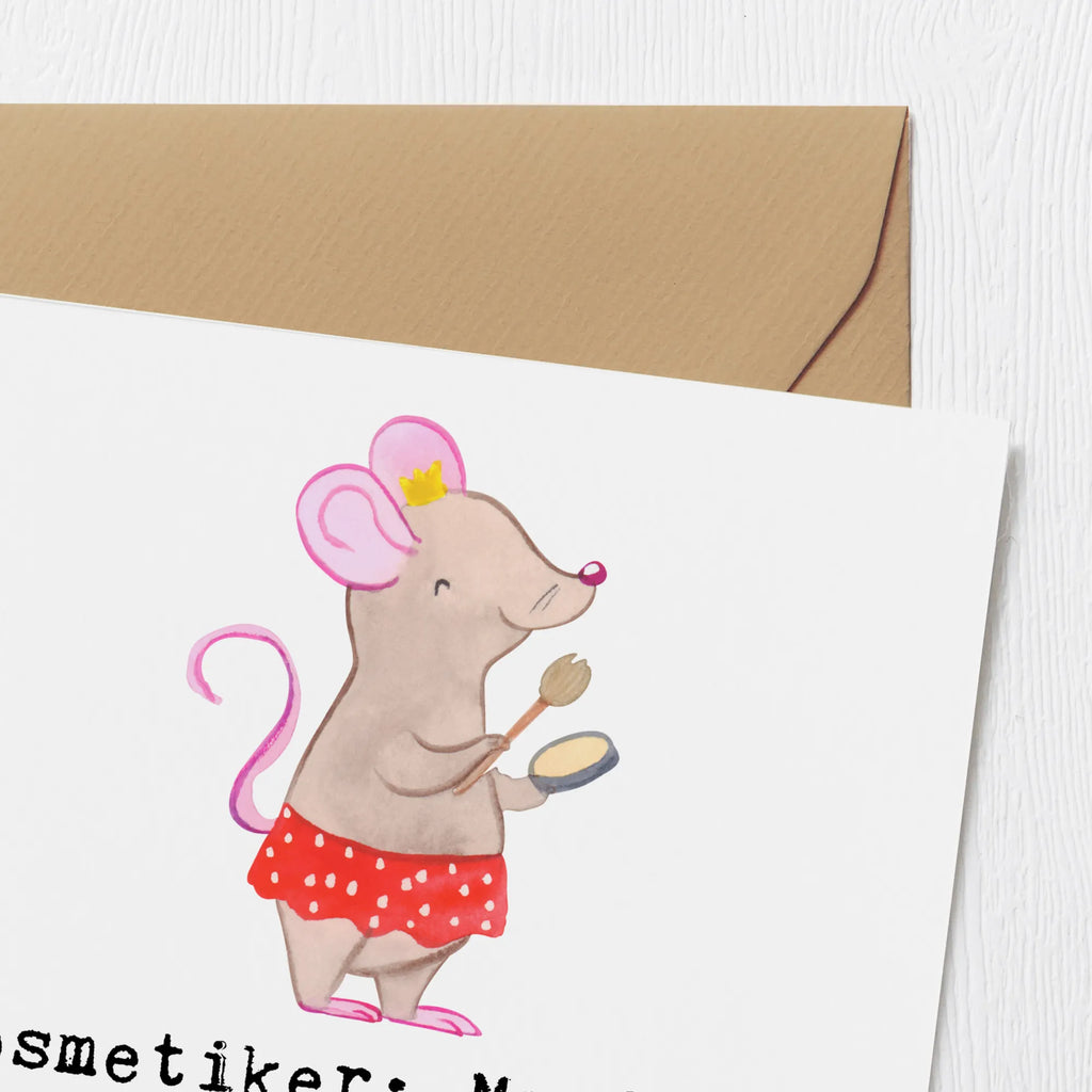 Deluxe Karte Kosmetiker: Magier, die Pinsel statt Zauberstäben verwenden. Hochwertige Klappkarte, Karte, Hochwertige Grußkarte, Einladungskarte, Glückwunschkarte, Grußkarte, Hochzeitskarte, Geburtstagskarte, Klappkarte, Beruf, Ausbildung, Jubiläum, Abschied, Rente, Kollege, Kollegin, Geschenk, Schenken, Arbeitskollege, Mitarbeiter, Firma, Danke, Dankeschön