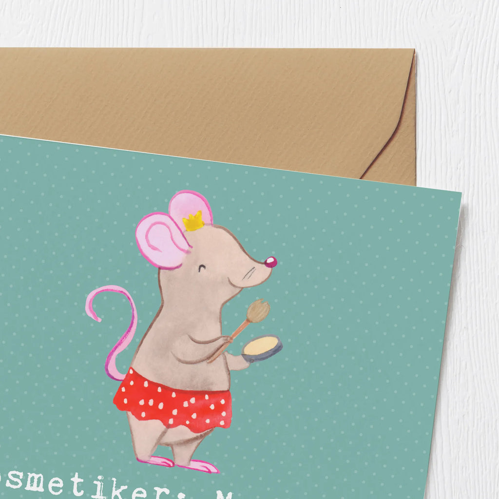 Deluxe Karte Kosmetiker: Magier, die Pinsel statt Zauberstäben verwenden. Hochwertige Klappkarte, Karte, Hochwertige Grußkarte, Einladungskarte, Glückwunschkarte, Grußkarte, Hochzeitskarte, Geburtstagskarte, Klappkarte, Beruf, Ausbildung, Jubiläum, Abschied, Rente, Kollege, Kollegin, Geschenk, Schenken, Arbeitskollege, Mitarbeiter, Firma, Danke, Dankeschön