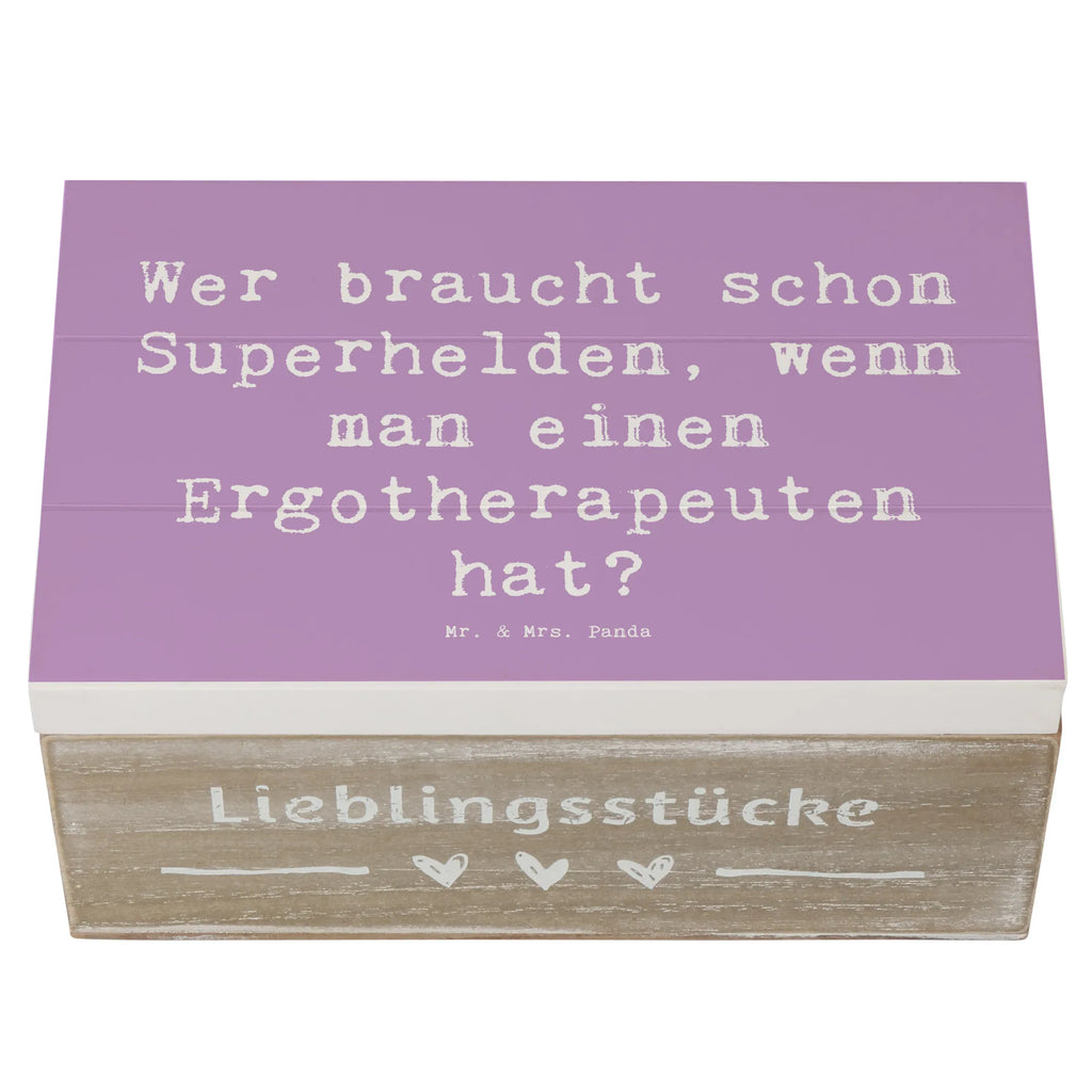Holzkiste Spruch Wer braucht schon Superhelden, wenn man einen Ergotherapeuten hat? Dekokiste, Erinnerungskiste, Erinnerungsbox, Schatzkiste, Kiste, Aufbewahrungsbox, Geschenkdose, XXL, Schatulle, Holzkiste, Geschenkbox, Truhe, Beruf, Ausbildung, Jubiläum, Abschied, Rente, Kollege, Kollegin, Geschenk, Schenken, Arbeitskollege, Mitarbeiter, Firma, Danke, Dankeschön
