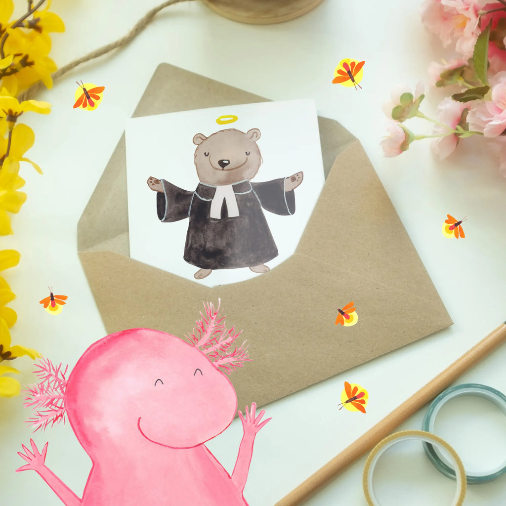 Greetings card Ein Pastor und ein Handy haben eins gemeinsam: Beide haben einen direkten Draht nach oben! Hochzeitskarte, Geburtstagskarte, Klappkarte, Glückwunschkarte, Karte, Grußkarte, Ansichtskarten, Einladungskarte, Beruf, Ausbildung, Jubiläum, Abschied, Rente, Kollege, Kollegin, Geschenk, Schenken, Arbeitskollege, Mitarbeiter, Firma, Danke, Dankeschön