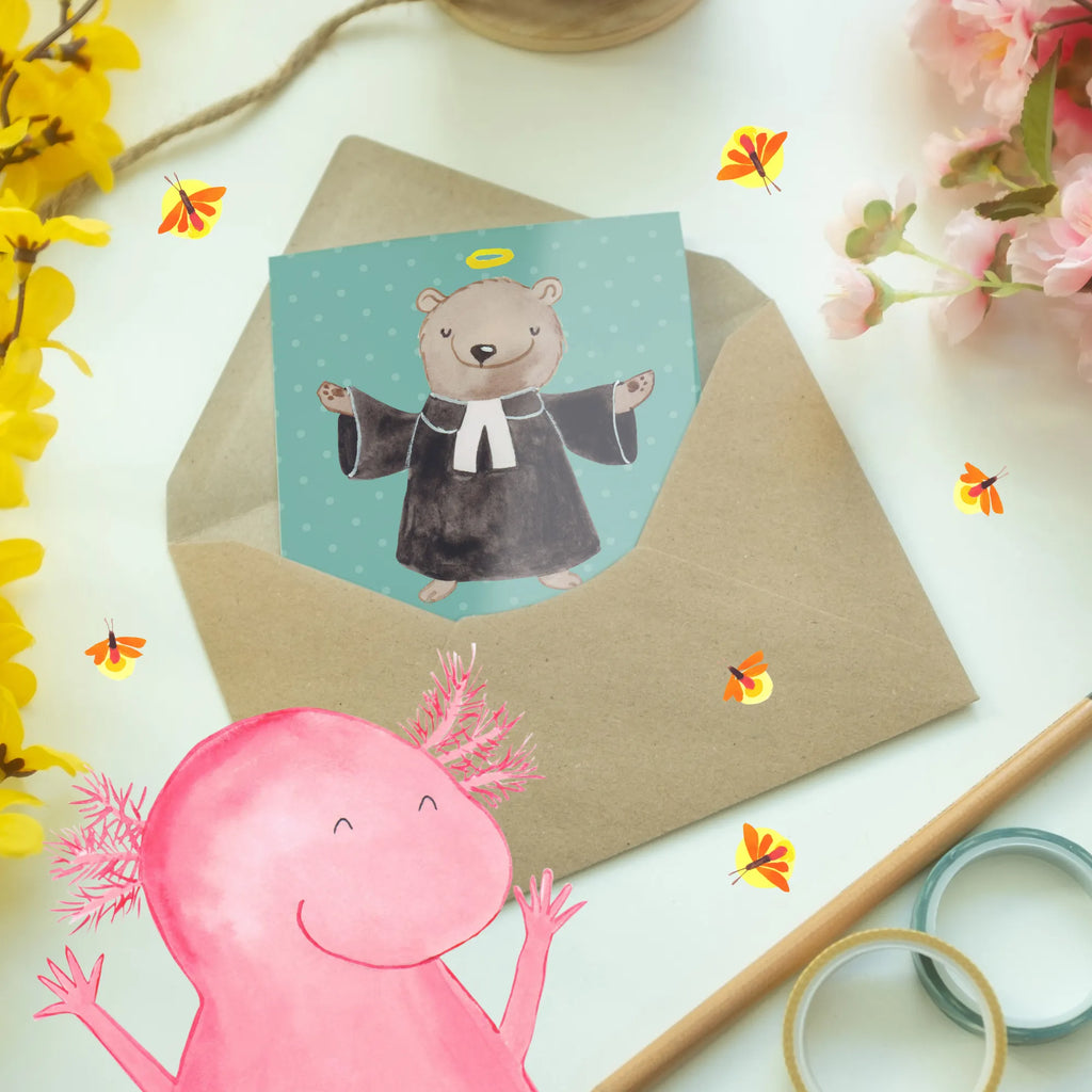 Greetings card Ein Pastor und ein Handy haben eins gemeinsam: Beide haben einen direkten Draht nach oben! Hochzeitskarte, Geburtstagskarte, Klappkarte, Glückwunschkarte, Karte, Grußkarte, Ansichtskarten, Einladungskarte, Beruf, Ausbildung, Jubiläum, Abschied, Rente, Kollege, Kollegin, Geschenk, Schenken, Arbeitskollege, Mitarbeiter, Firma, Danke, Dankeschön