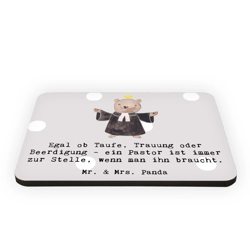 Magnet Egal ob Taufe, Trauung oder Beerdigung - ein Pastor ist immer zur Stelle, wenn man ihn braucht. Dekomagnet, Motivmagnete, Kühlschrank Dekoration, Notiz Magnet, Kühlschrankmagnet, Whiteboard Magnet, Souvenir Magnet, Pinnwandmagnet, Beruf, Ausbildung, Jubiläum, Abschied, Rente, Kollege, Kollegin, Geschenk, Schenken, Arbeitskollege, Mitarbeiter, Firma, Danke, Dankeschön