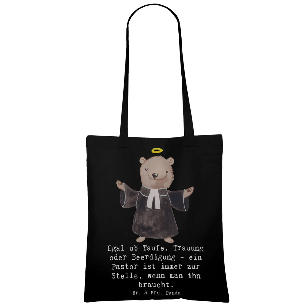Tragetasche Egal ob Taufe, Trauung oder Beerdigung - ein Pastor ist immer zur Stelle, wenn man ihn braucht. Umhängetasche, Shopper, Jutebeutel, Stoffbeutel, Stofftasche, Einkaufstasche, Tragetasche, Badetasche, Einkaufstüte, Beuteltasche, Strandtasche, Schultertasche, Beutel, Tasche, Laptoptasche, Jutetasche, Beruf, Ausbildung, Jubiläum, Abschied, Rente, Kollege, Kollegin, Geschenk, Schenken, Arbeitskollege, Mitarbeiter, Firma, Danke, Dankeschön