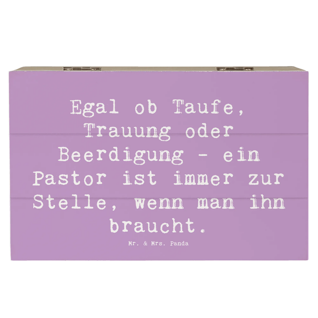 Holzkiste Spruch Egal ob Taufe, Trauung oder Beerdigung - ein Pastor ist immer zur Stelle, wenn man ihn braucht. Dekokiste, Schatzkiste, Erinnerungsbox, Schatulle, Geschenkdose, Truhe, XXL, Geschenkbox, Kiste, Erinnerungskiste, Holzkiste, Aufbewahrungsbox, Beruf, Ausbildung, Jubiläum, Abschied, Rente, Kollege, Kollegin, Geschenk, Schenken, Arbeitskollege, Mitarbeiter, Firma, Danke, Dankeschön