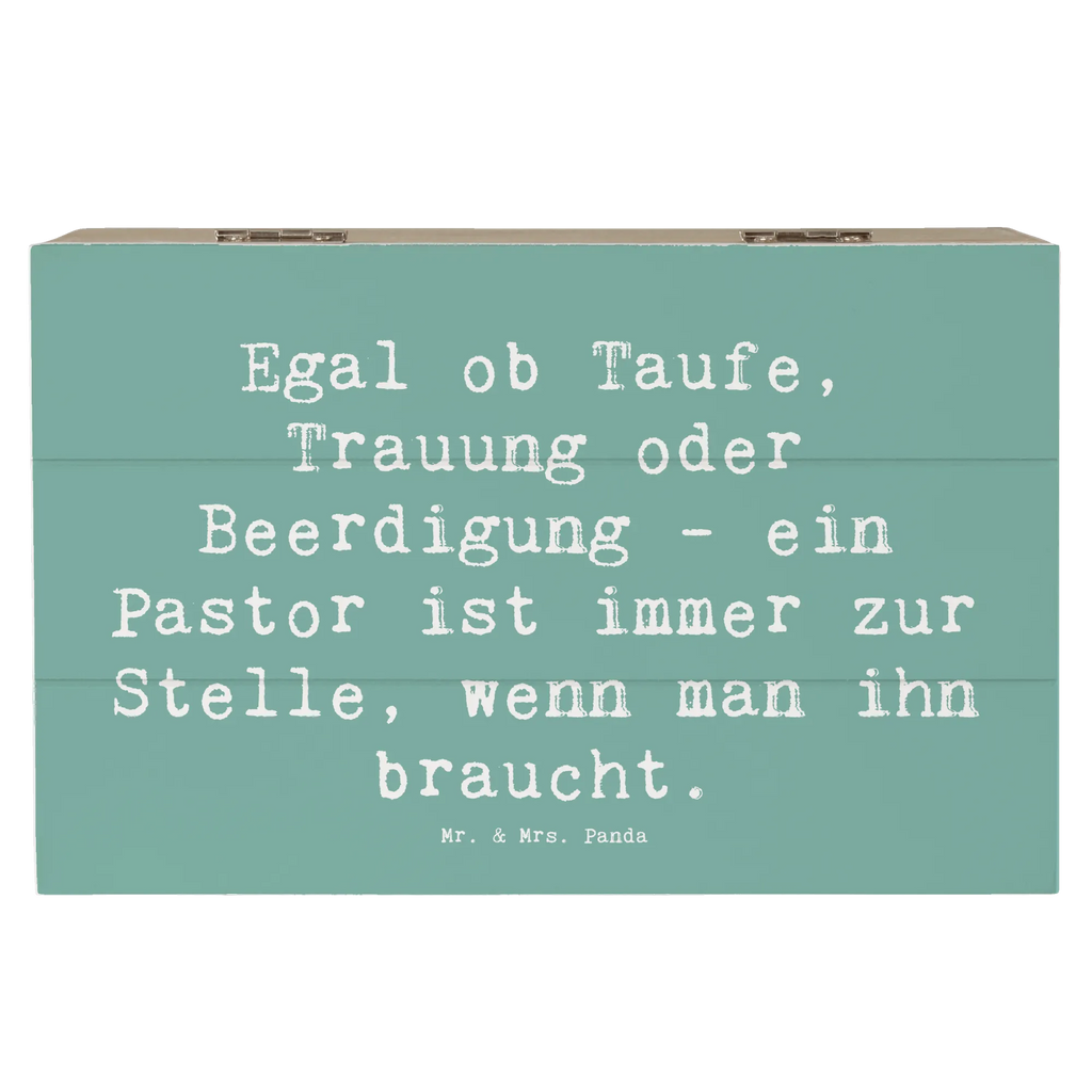 Holzkiste Spruch Egal ob Taufe, Trauung oder Beerdigung - ein Pastor ist immer zur Stelle, wenn man ihn braucht. Dekokiste, Schatzkiste, Erinnerungsbox, Schatulle, Geschenkdose, Truhe, XXL, Geschenkbox, Kiste, Erinnerungskiste, Holzkiste, Aufbewahrungsbox, Beruf, Ausbildung, Jubiläum, Abschied, Rente, Kollege, Kollegin, Geschenk, Schenken, Arbeitskollege, Mitarbeiter, Firma, Danke, Dankeschön