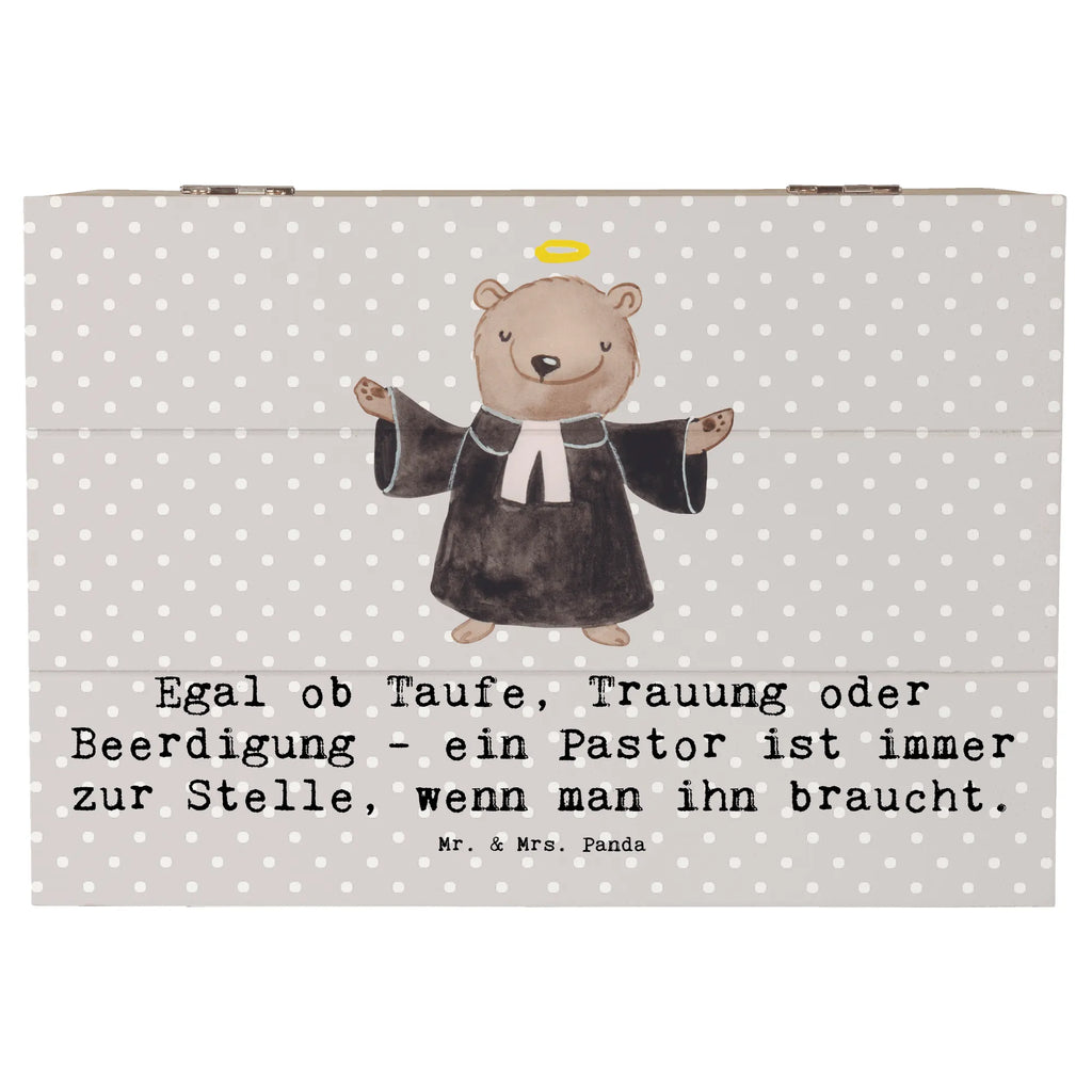 Holzkiste Egal ob Taufe, Trauung oder Beerdigung - ein Pastor ist immer zur Stelle, wenn man ihn braucht. Kiste, Erinnerungskiste, Schatzkiste, Dekokiste, Geschenkdose, Aufbewahrungsbox, Holzkiste, XXL, Truhe, Geschenkbox, Schatulle, Erinnerungsbox, Beruf, Ausbildung, Jubiläum, Abschied, Rente, Kollege, Kollegin, Geschenk, Schenken, Arbeitskollege, Mitarbeiter, Firma, Danke, Dankeschön