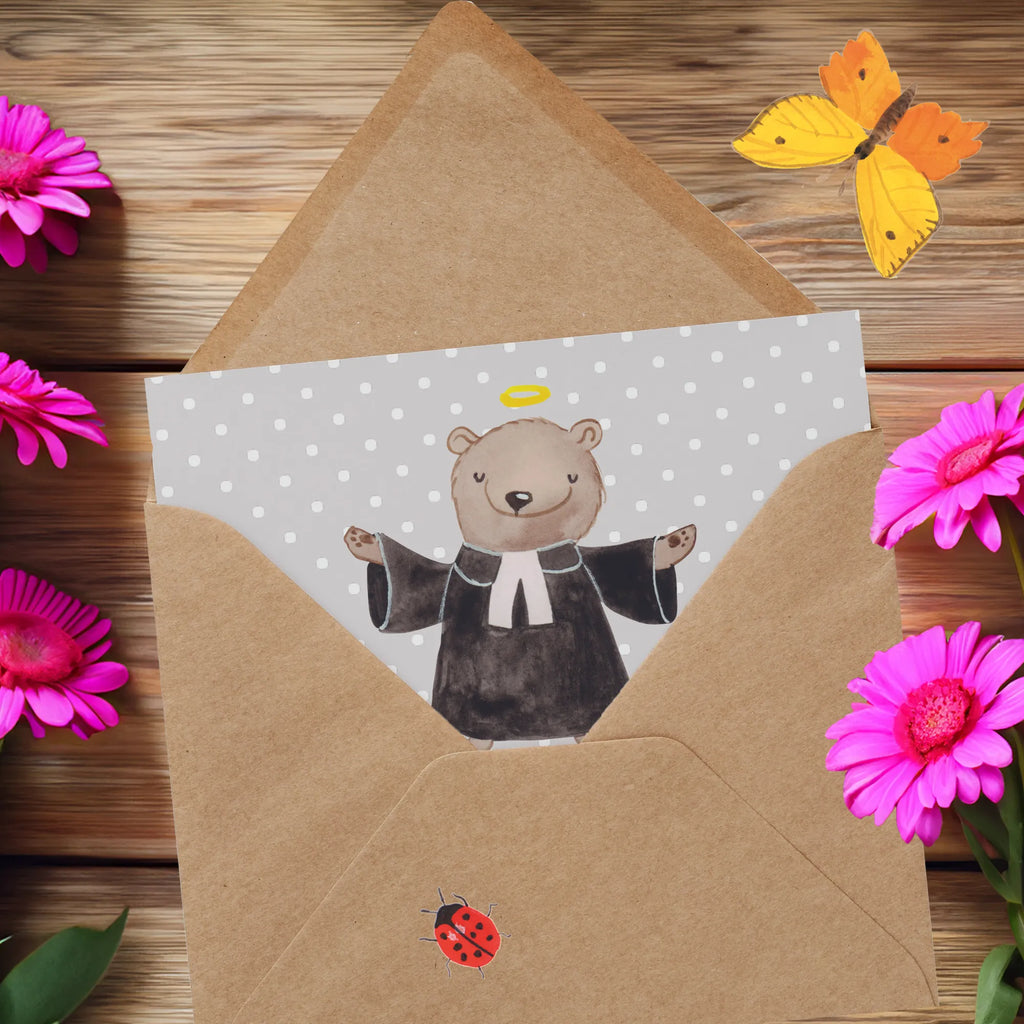 Deluxe Card Ein Pastor und ein Handy haben eins gemeinsam: Beide haben einen direkten Draht nach oben! Grußkarte, Karte, Einladungskarte, Klappkarte, Hochwertige Klappkarte, Glückwunschkarte, Hochzeitskarte, Hochwertige Grußkarte, Geburtstagskarte, Beruf, Ausbildung, Jubiläum, Abschied, Rente, Kollege, Kollegin, Geschenk, Schenken, Arbeitskollege, Mitarbeiter, Firma, Danke, Dankeschön