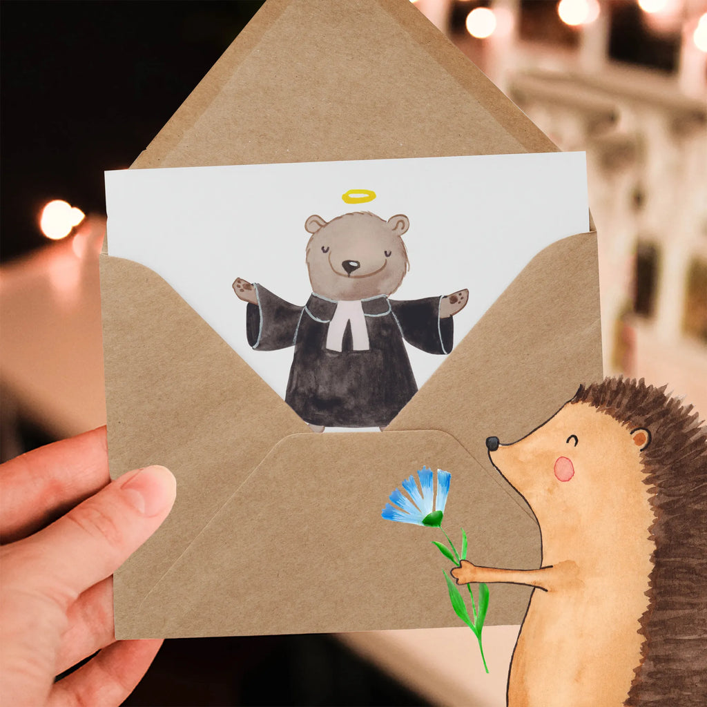 Deluxe Karte Egal ob Taufe, Trauung oder Beerdigung - ein Pastor ist immer zur Stelle, wenn man ihn braucht. Glückwunschkarte, Hochwertige Grußkarte, Karte, Geburtstagskarte, Grußkarte, Hochzeitskarte, Einladungskarte, Hochwertige Klappkarte, Klappkarte, Beruf, Ausbildung, Jubiläum, Abschied, Rente, Kollege, Kollegin, Geschenk, Schenken, Arbeitskollege, Mitarbeiter, Firma, Danke, Dankeschön