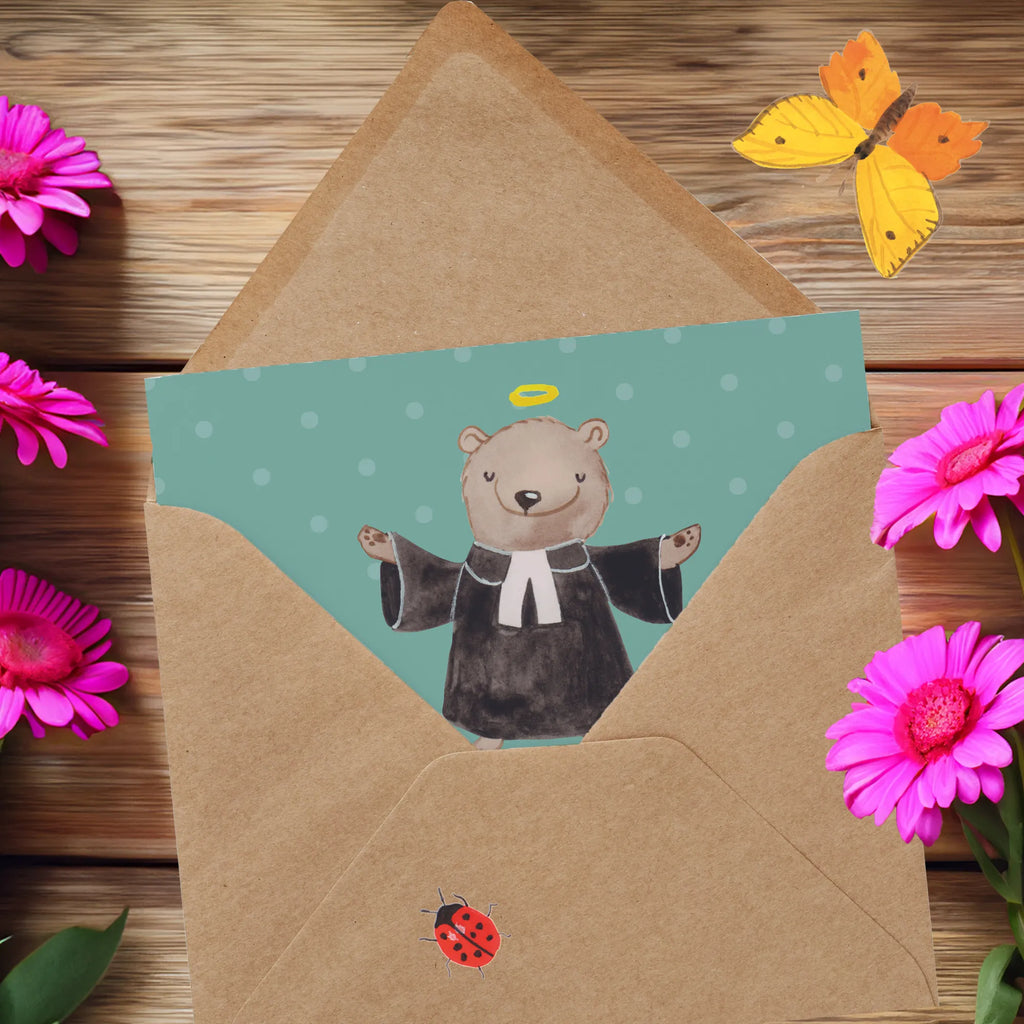 Deluxe Karte Egal ob Taufe, Trauung oder Beerdigung - ein Pastor ist immer zur Stelle, wenn man ihn braucht. Glückwunschkarte, Hochwertige Grußkarte, Karte, Geburtstagskarte, Grußkarte, Hochzeitskarte, Einladungskarte, Hochwertige Klappkarte, Klappkarte, Beruf, Ausbildung, Jubiläum, Abschied, Rente, Kollege, Kollegin, Geschenk, Schenken, Arbeitskollege, Mitarbeiter, Firma, Danke, Dankeschön